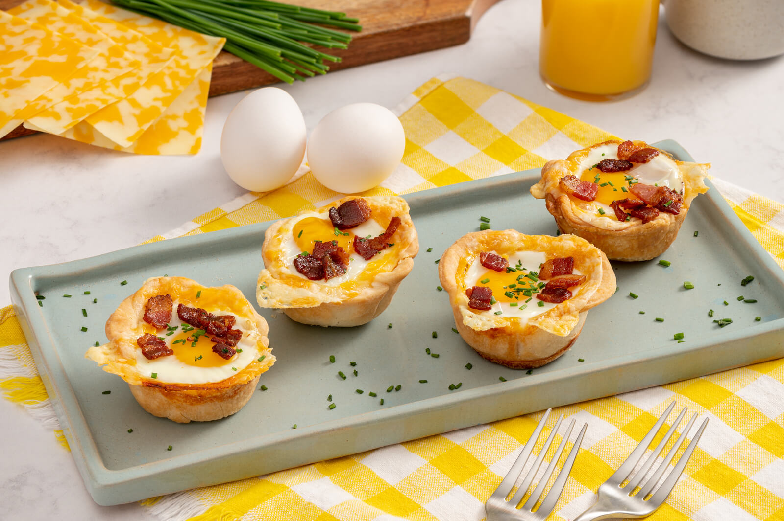 Bacon, Egg and Cheese Cups