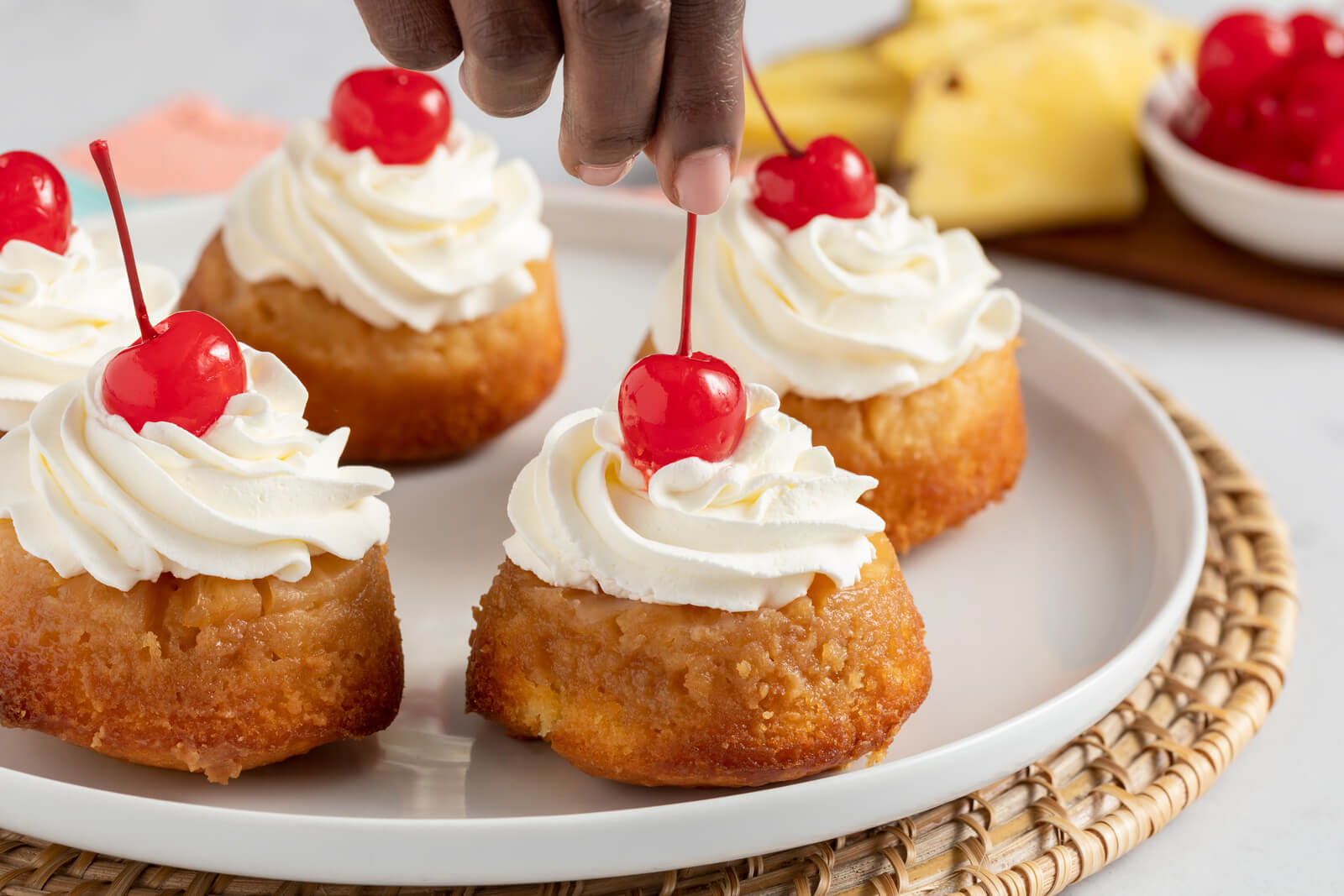 Mini Pineapple Upside-Down Cakes