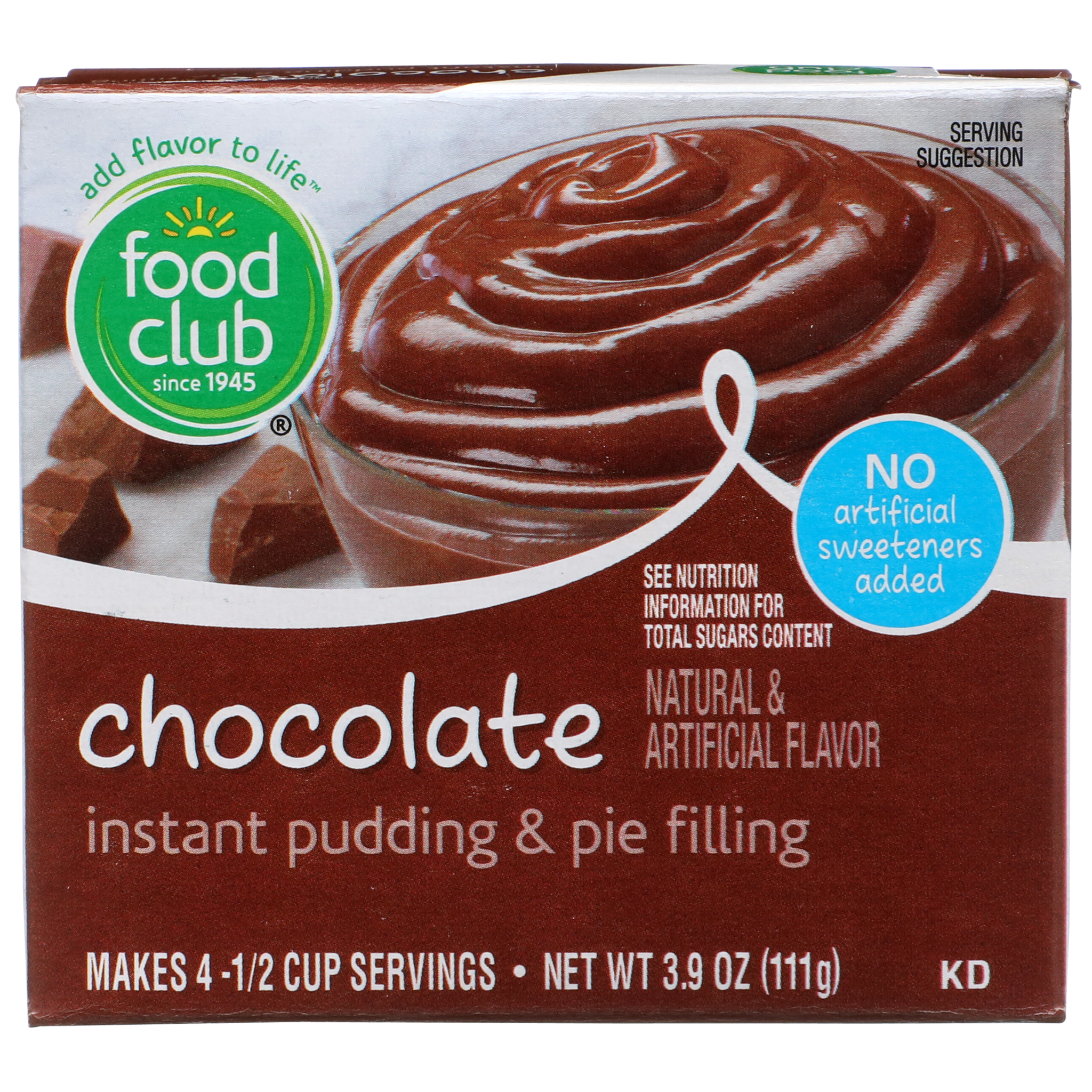 Chocolate Instant Pudding & Pie Filling