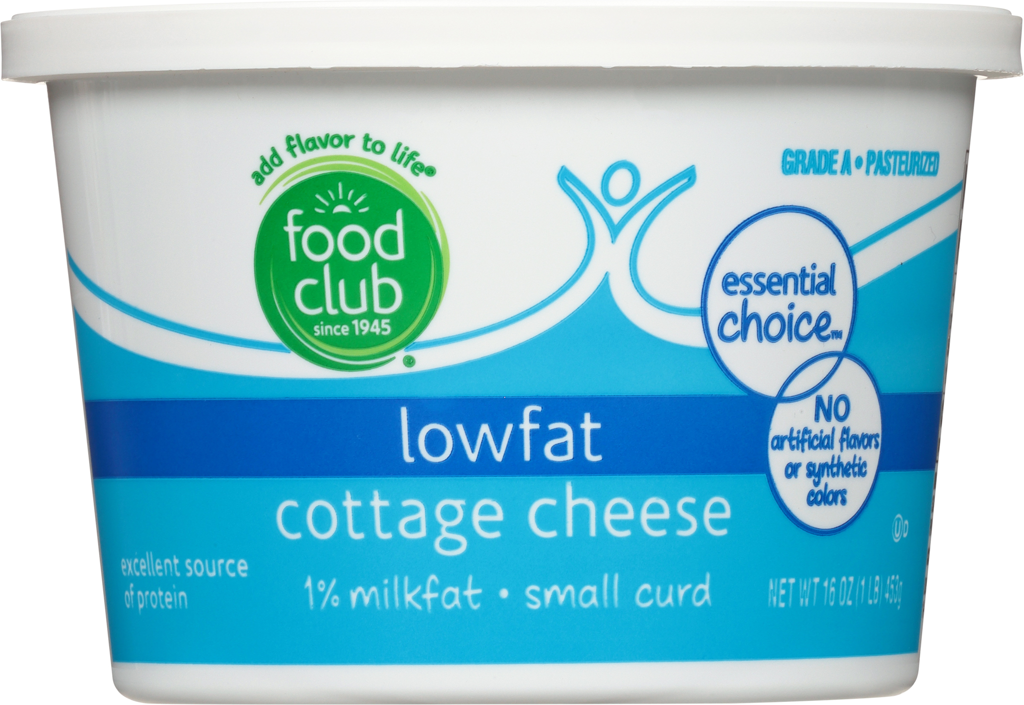 Essential Choice Lowfat 1% Milkfat Small Curd Cottage Cheese