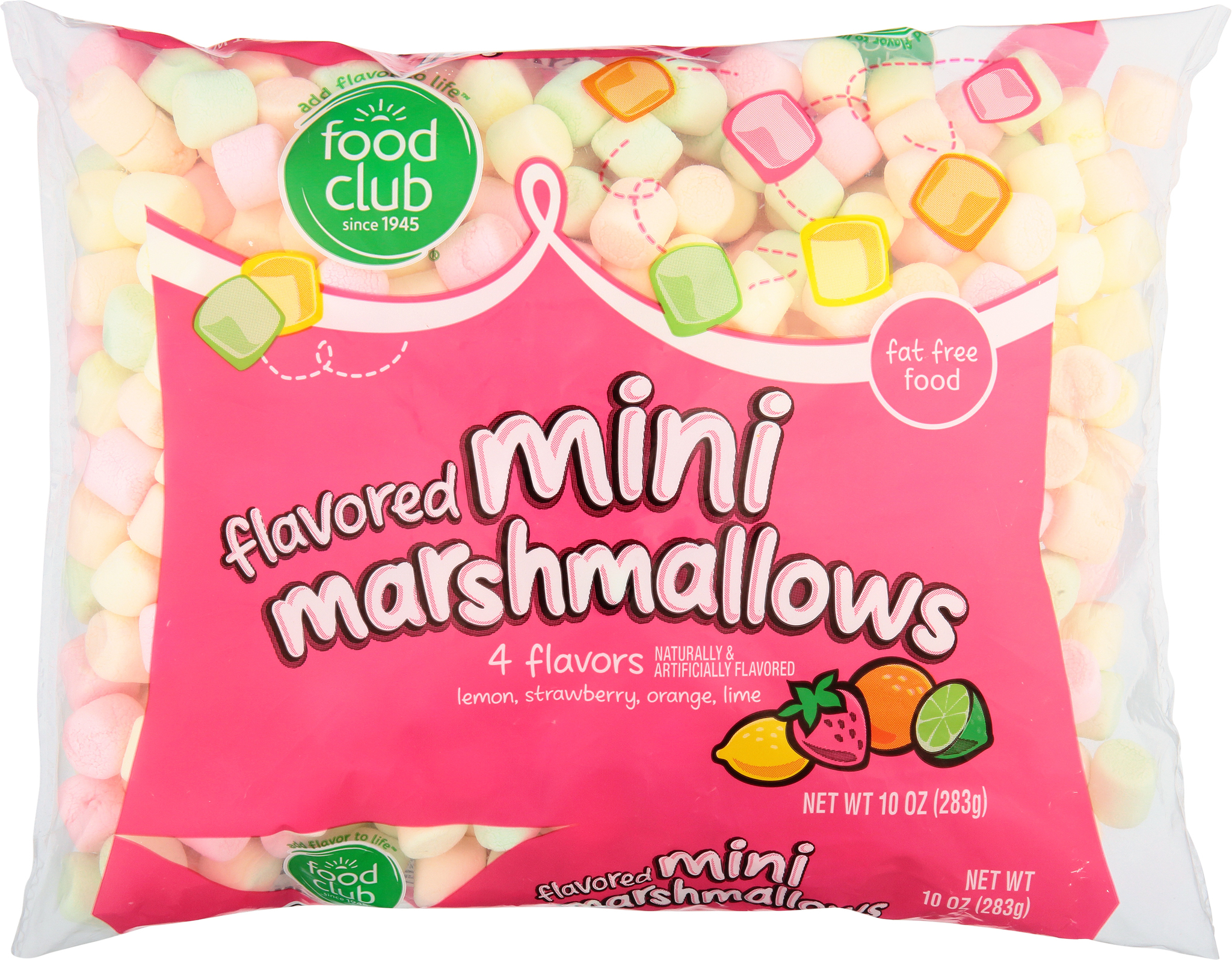 4 Flavors Mini Marshmallows