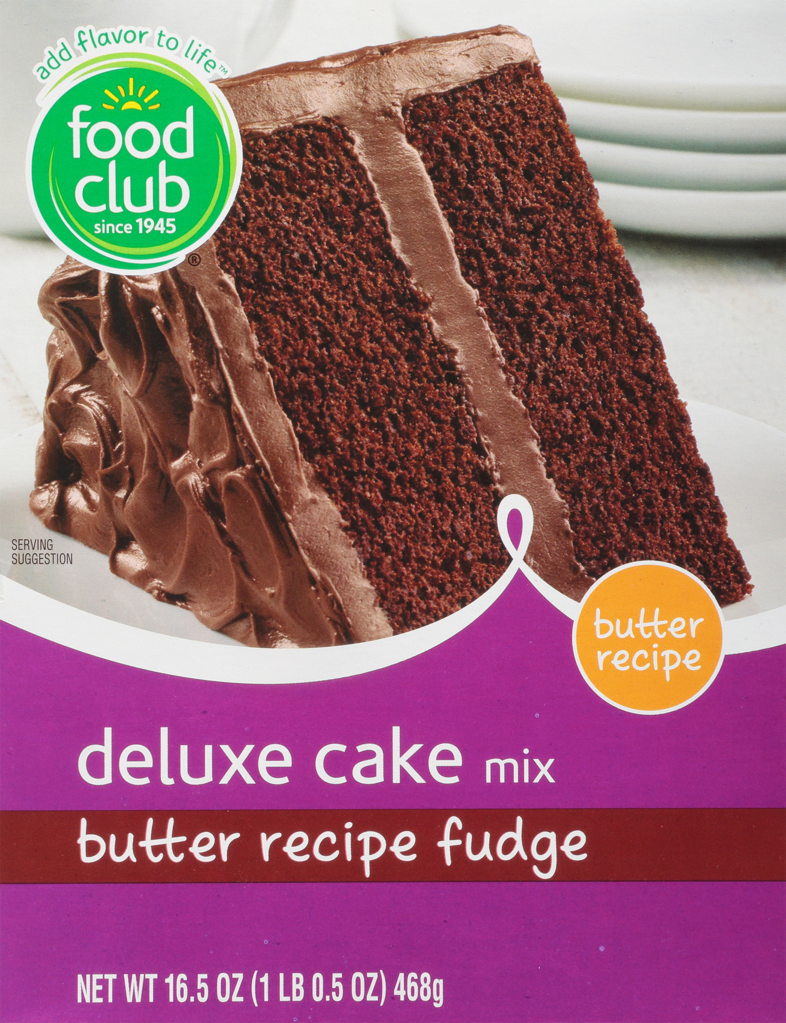 Butter Recipe Fudge Deluxe Cake Mix