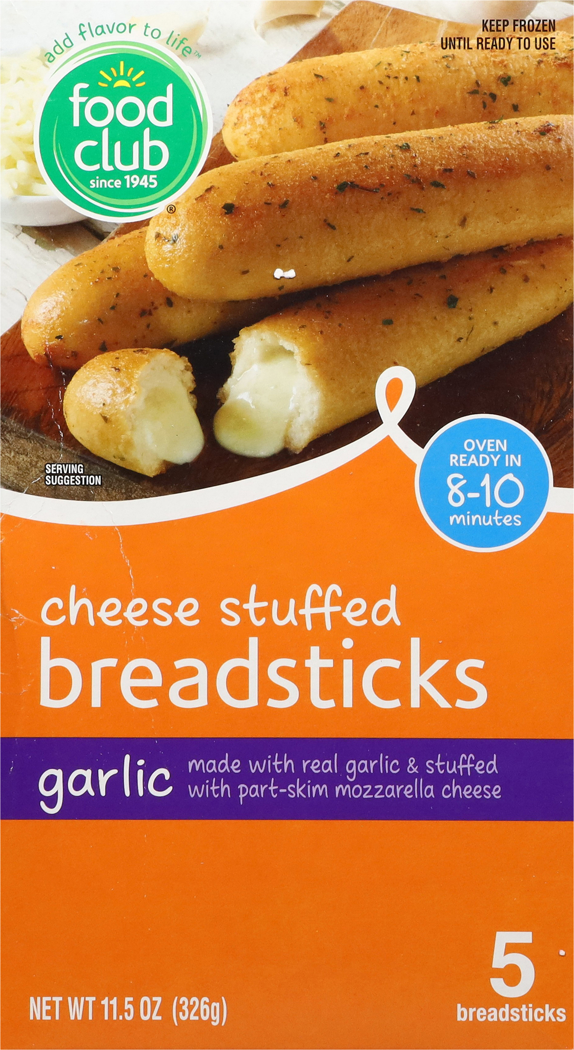 Cheese Stuffed Garlic Breadsticks