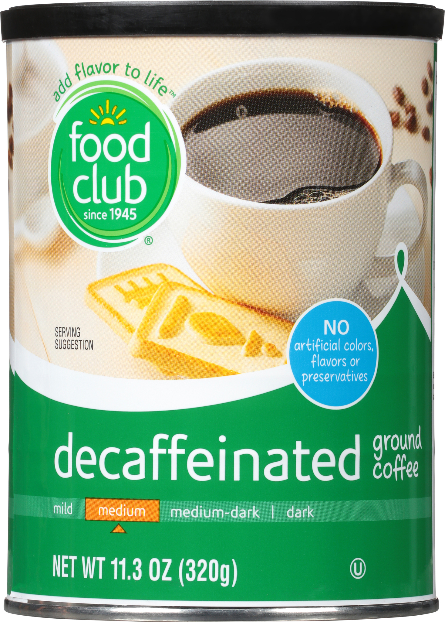 Decaffeinated Ground Medium Coffee