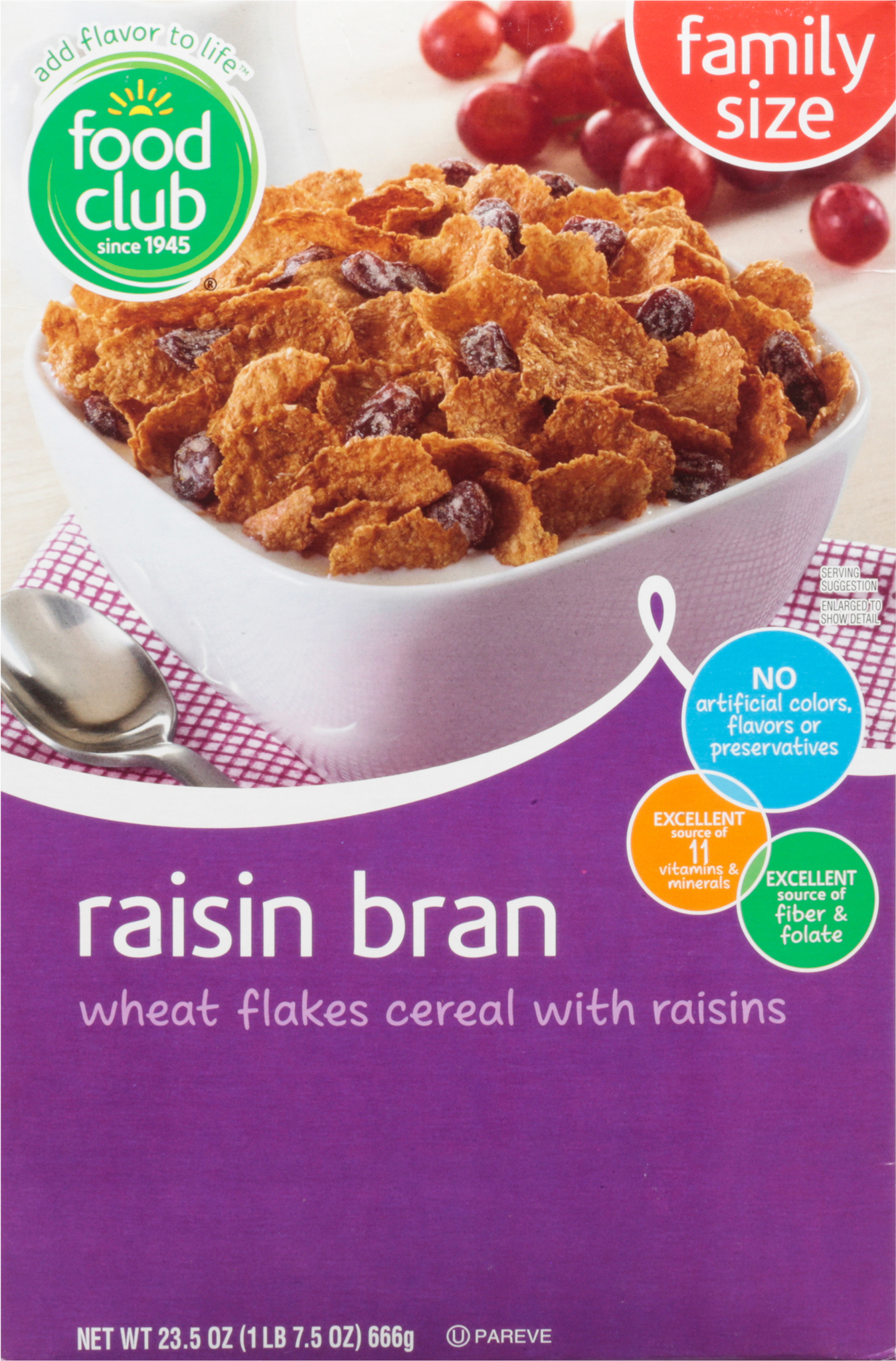 Family Size Raisin Bran Cereal