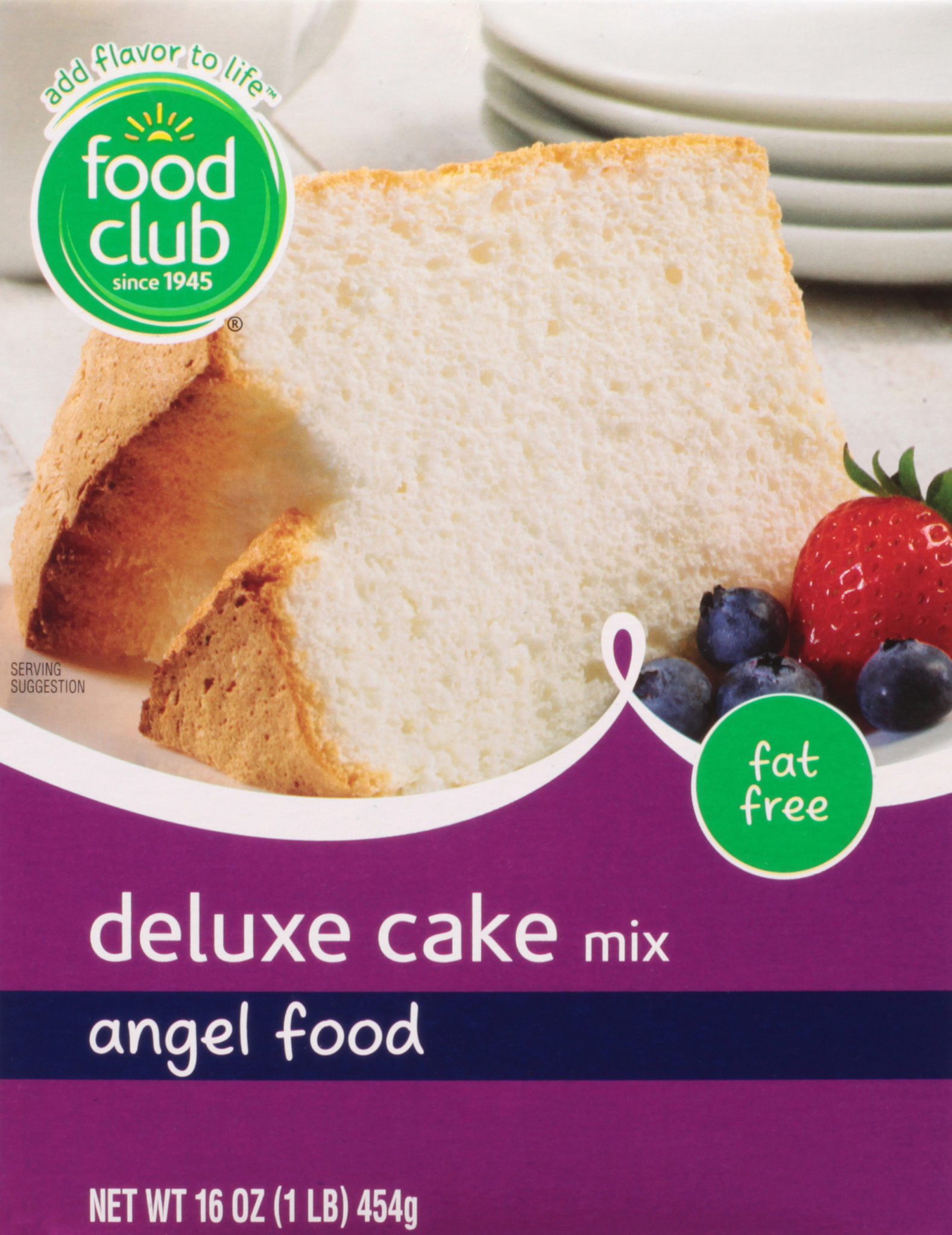 Fat Free Angel Food Deluxe Cake Mix