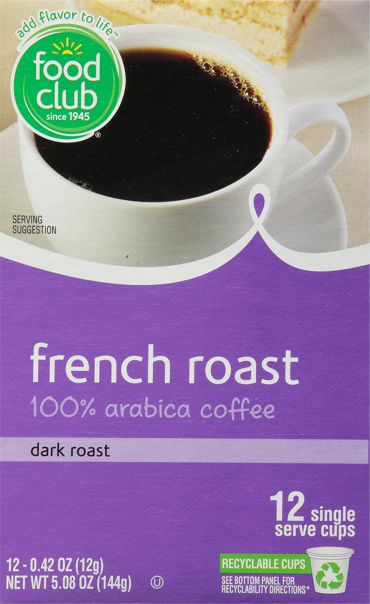 French Roast Dark Roast 100% Arabica Coffee