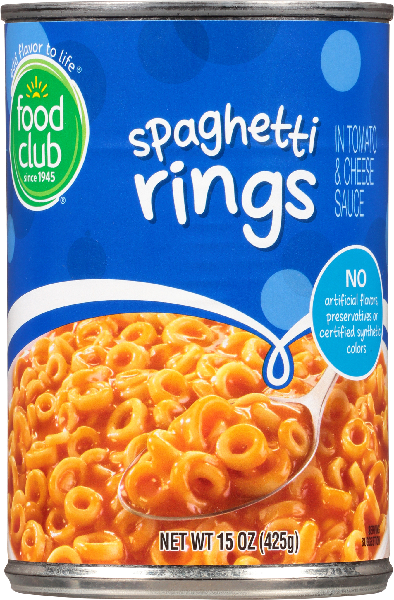 In Tomato & Cheese Sauce Spaghetti Rings