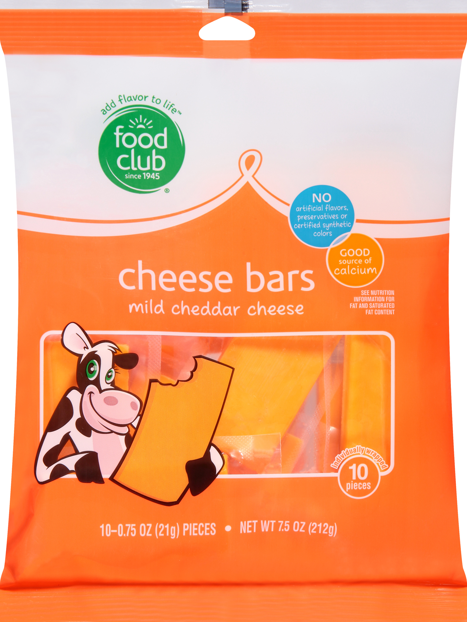 Mild Cheddar Cheese Bars