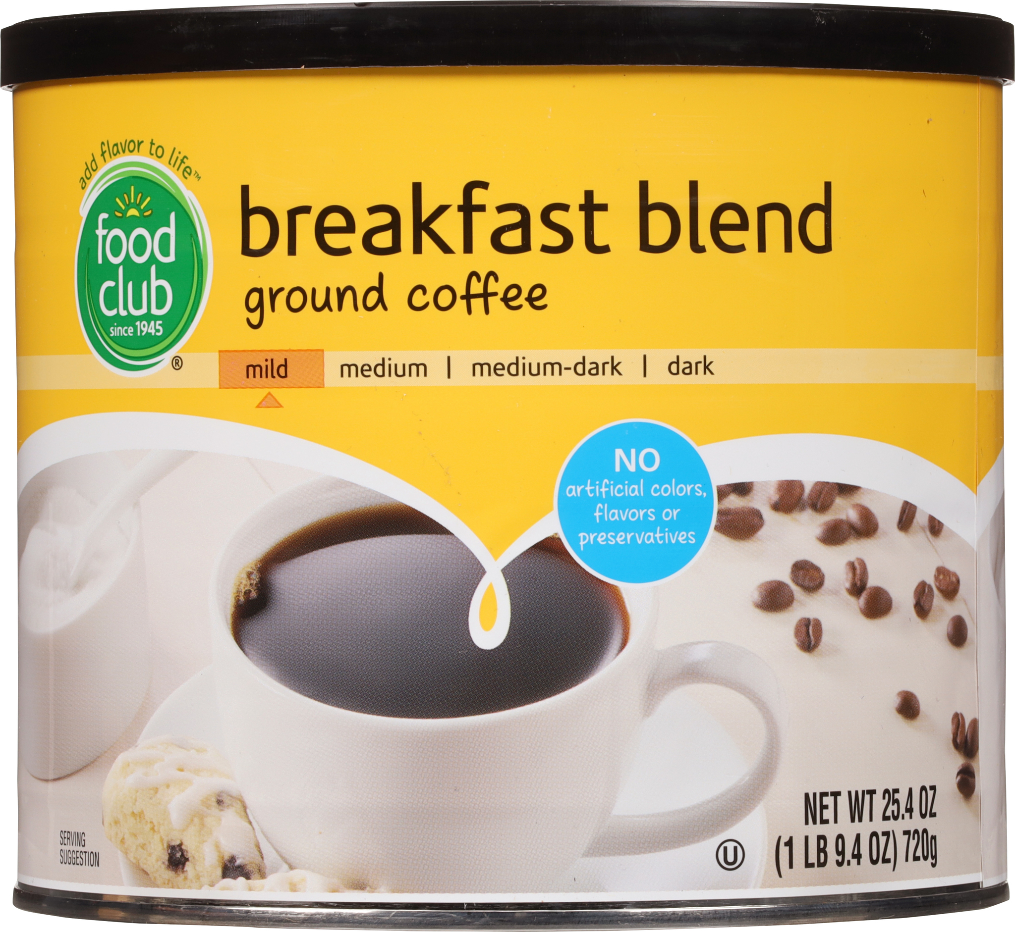 Mild Ground Breakfast Blend Coffee