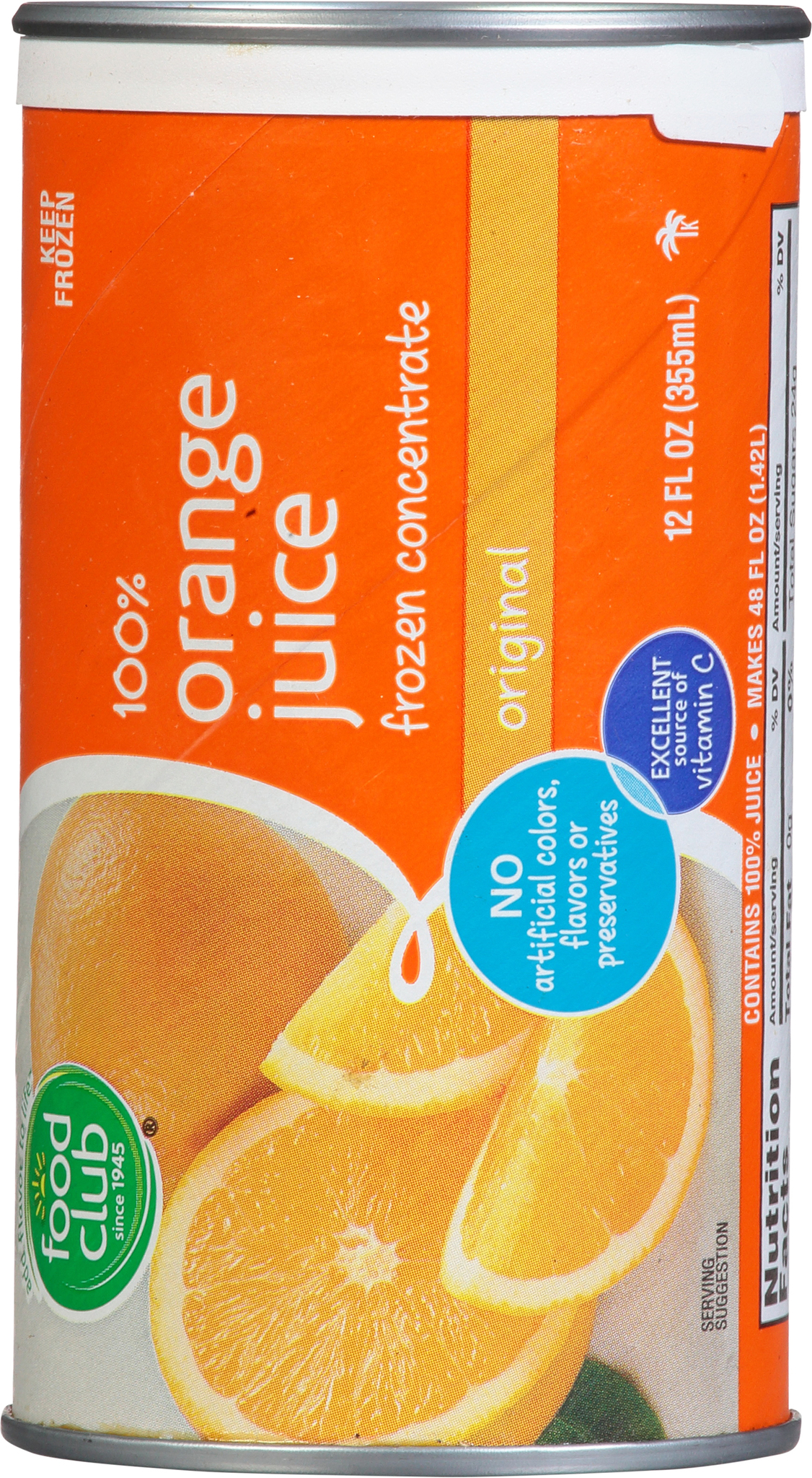 Original Frozen Concentrate Orange 100% Juice