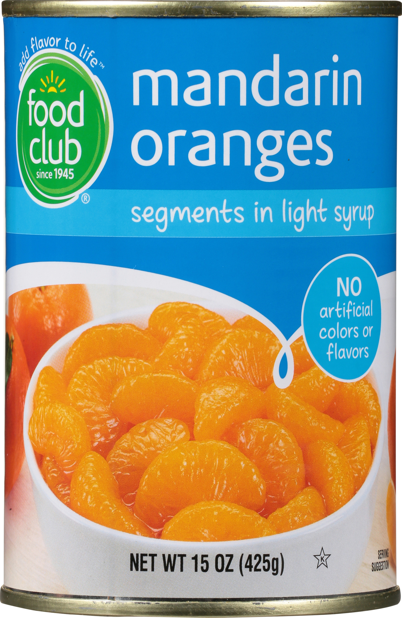 Segments In Light Syrup Mandarin Oranges