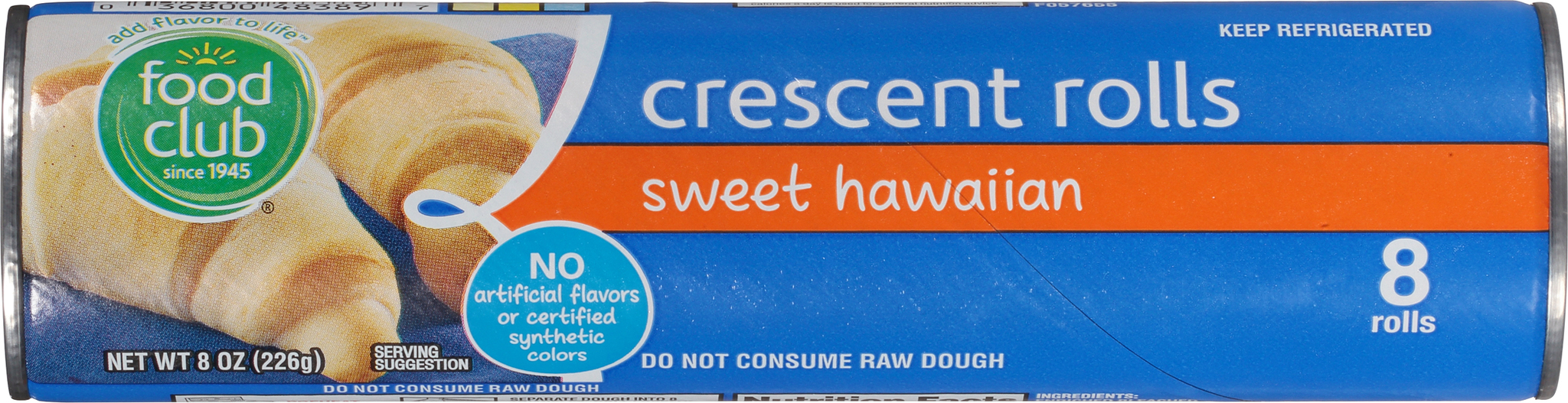 Sweet Hawaiian Crescent Rolls