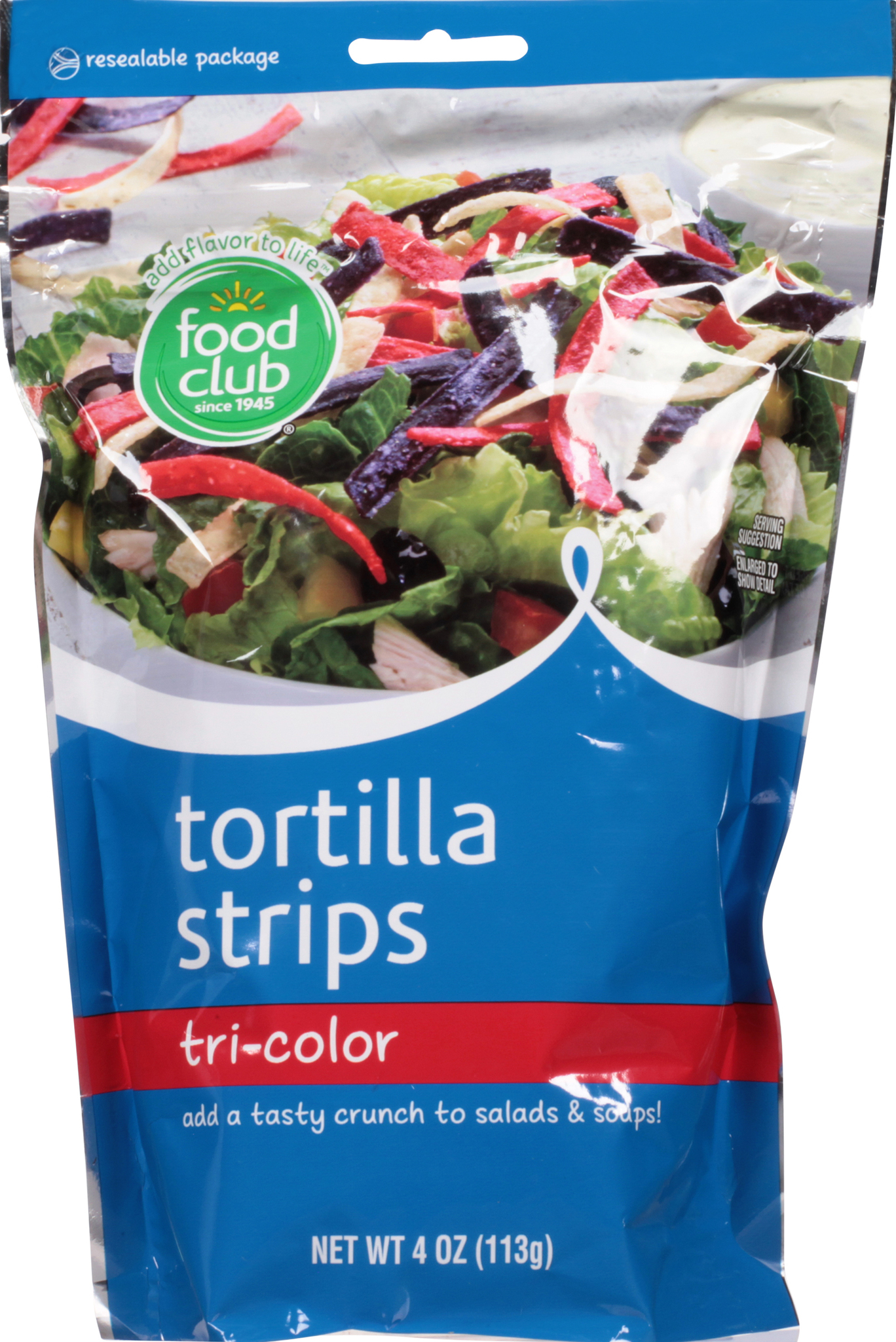 Tri-Color Tortilla Strips