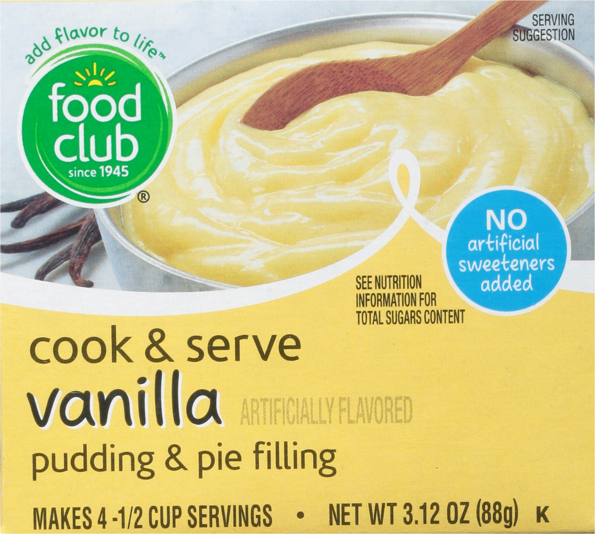 Vanilla Pudding & Pie Filling