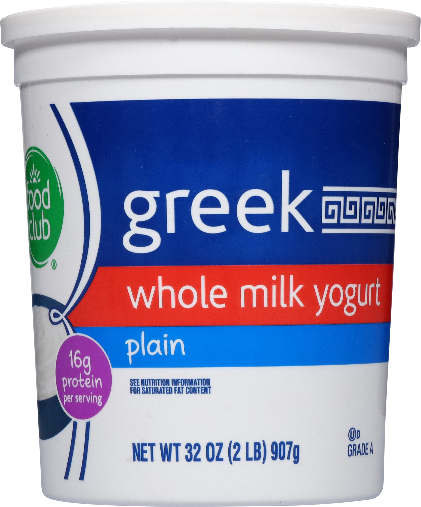 Whole Milk Greek Plain Yogurt