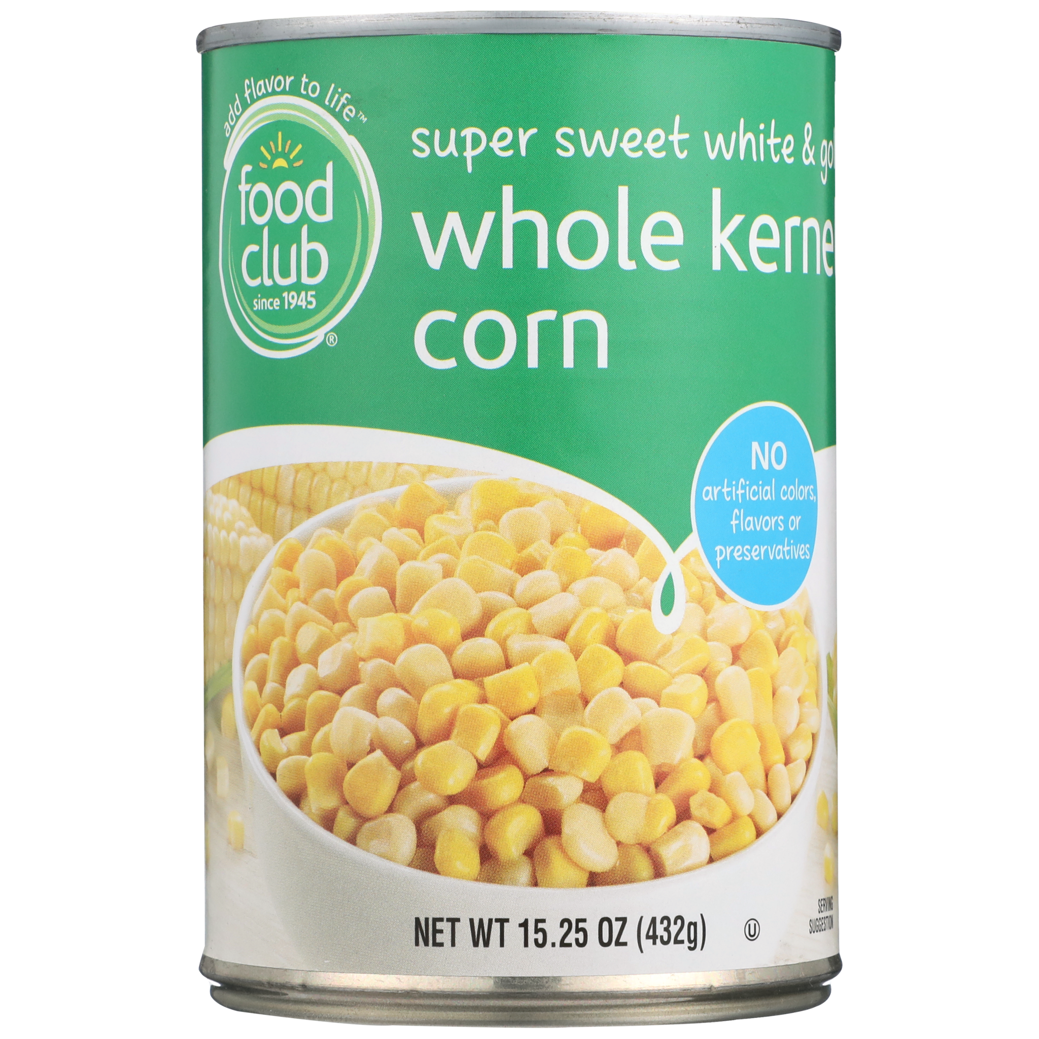 Super Sweet White & Gold Whole Kernel Corn