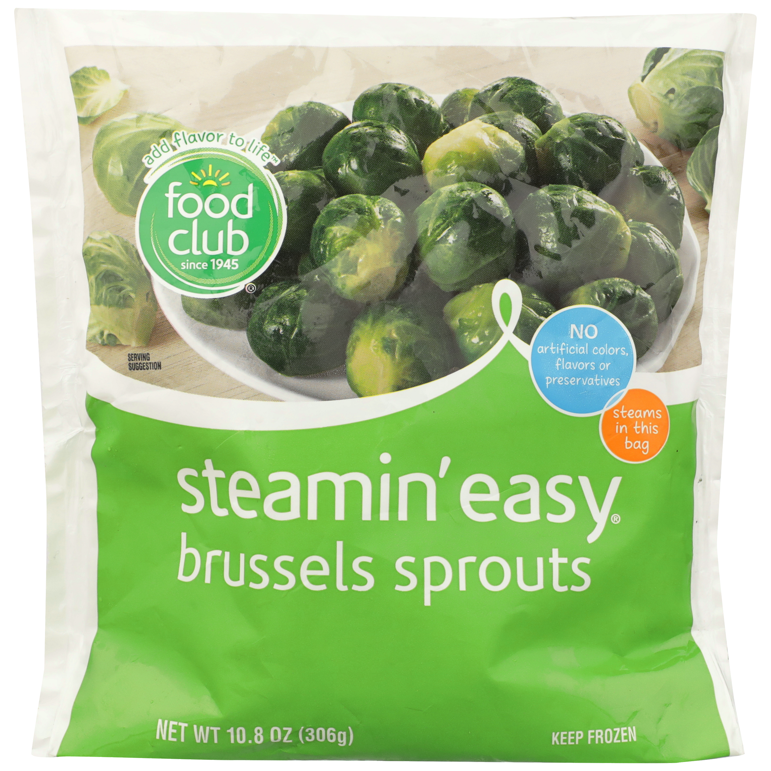 Steamin’ Easy  Brussels Sprouts