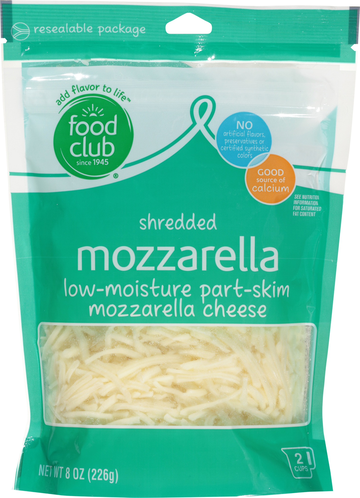 Part-Skim Low-Moisture Mozzarella Shredded Cheese