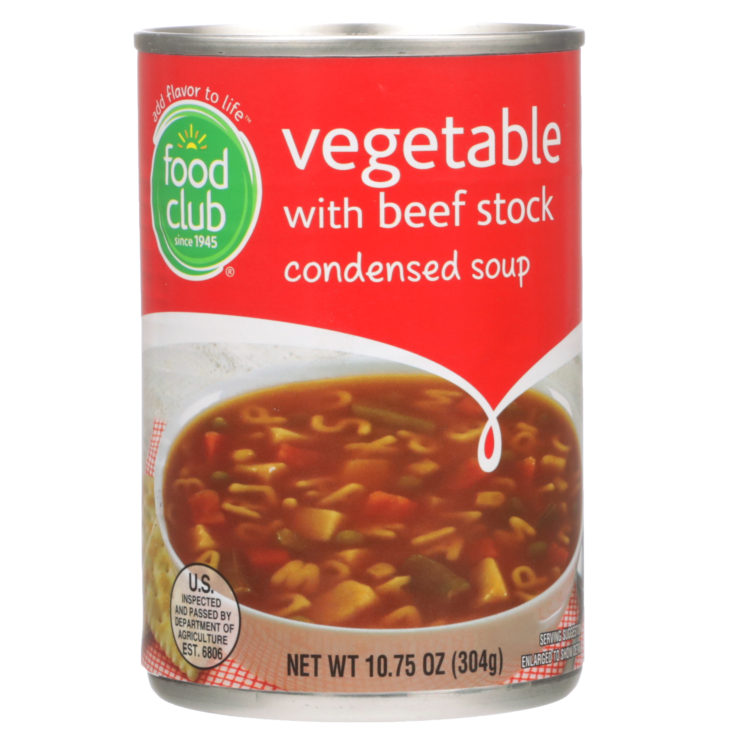 Vegetable With Beef Stock Condensed Soup