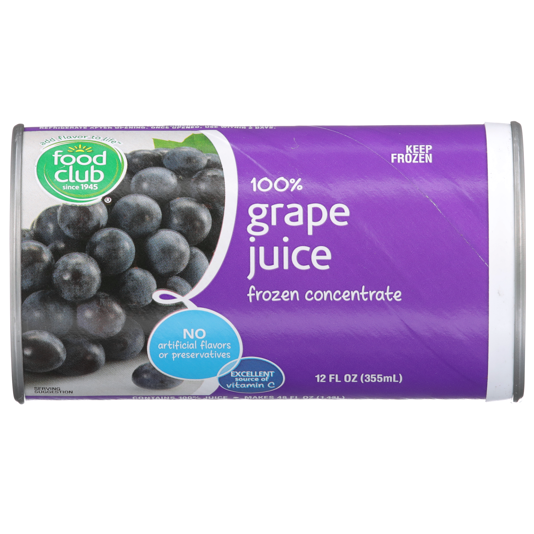 100% Grape Juice Frozen Concentrate