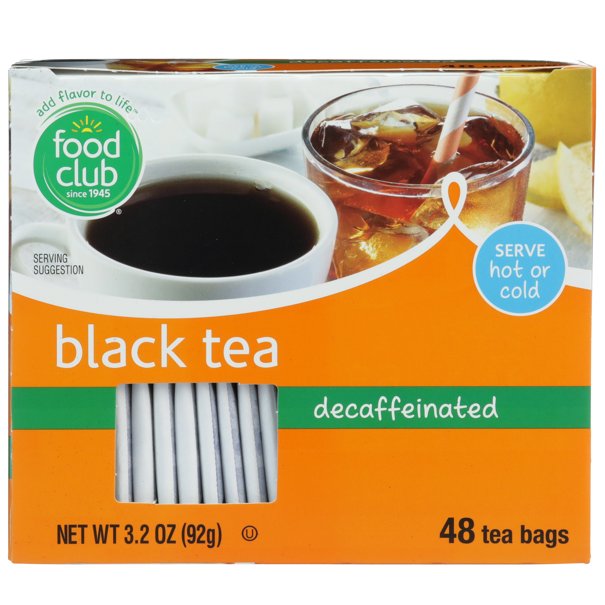 Black Decaffeinated Tea Bags