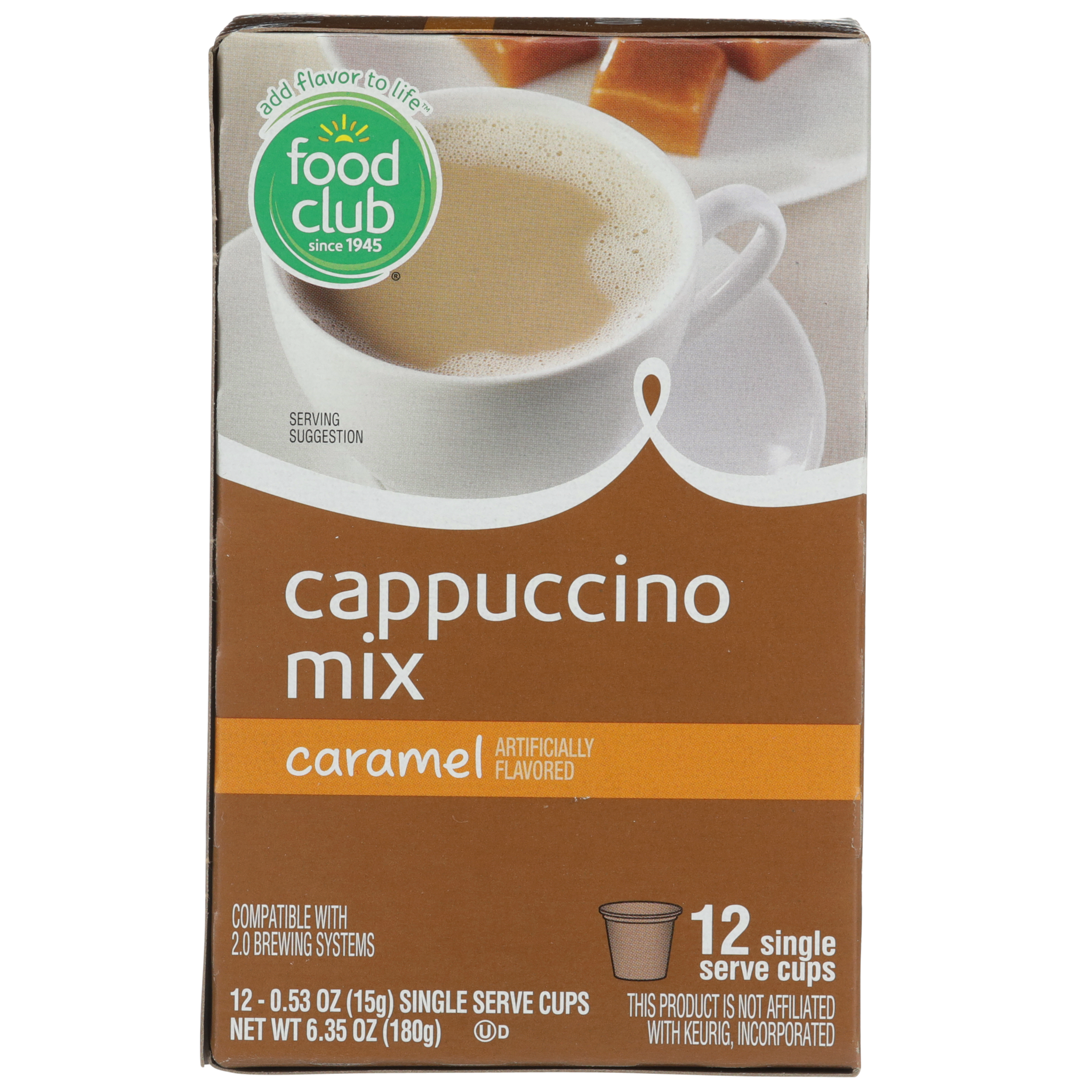 Caramel Cappuccino Mix Single Serve Cups