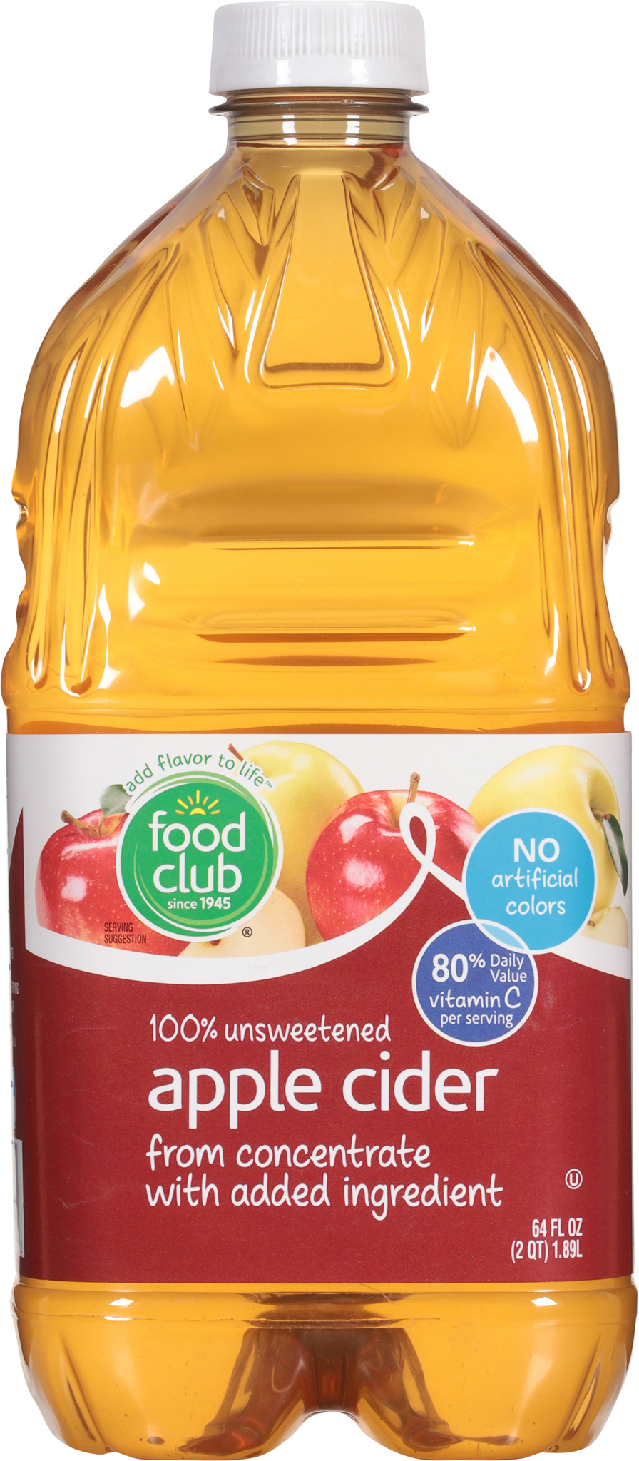 100% Unsweetened Apple Cider