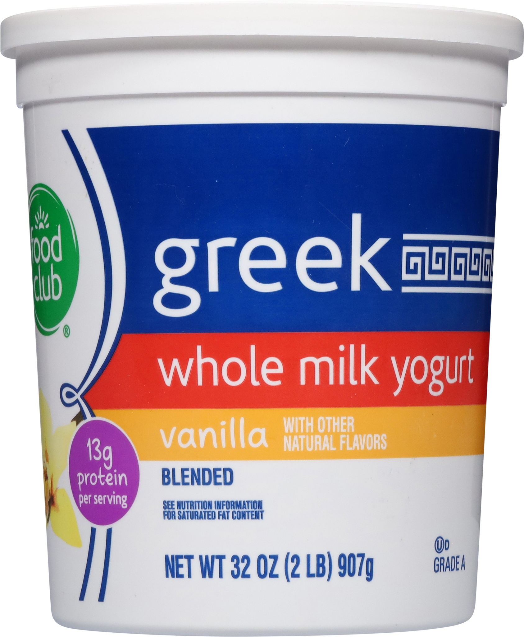 Blended Greek Whole Milk Vanilla Yogurt