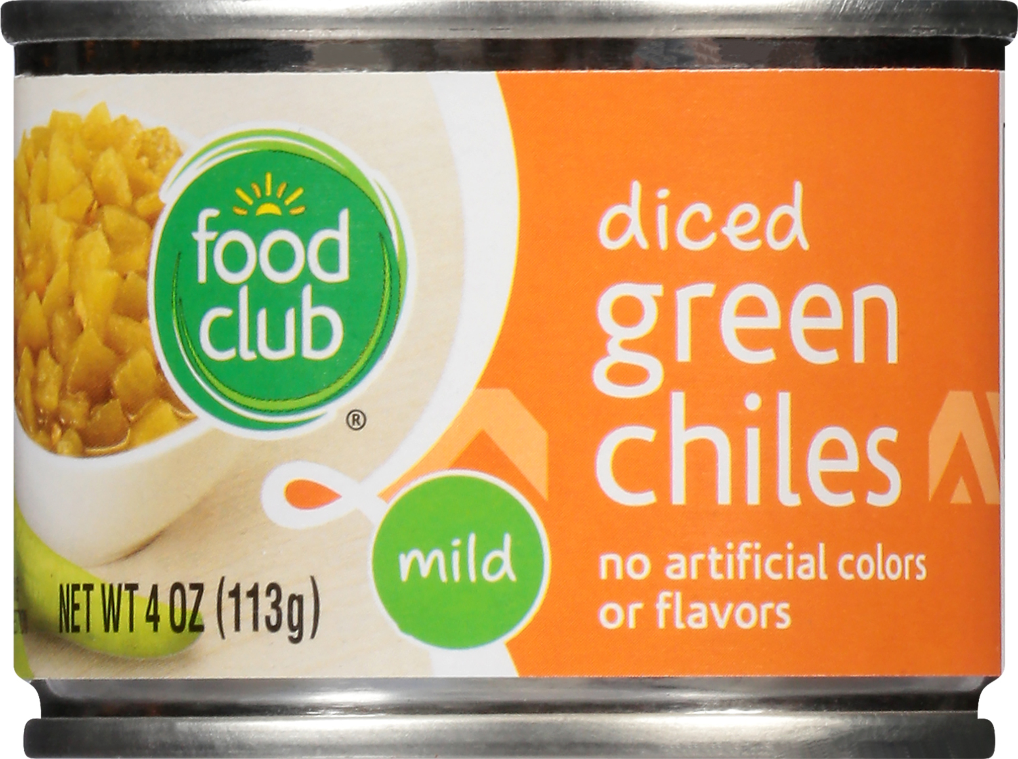 Diced Mild Green Chiles