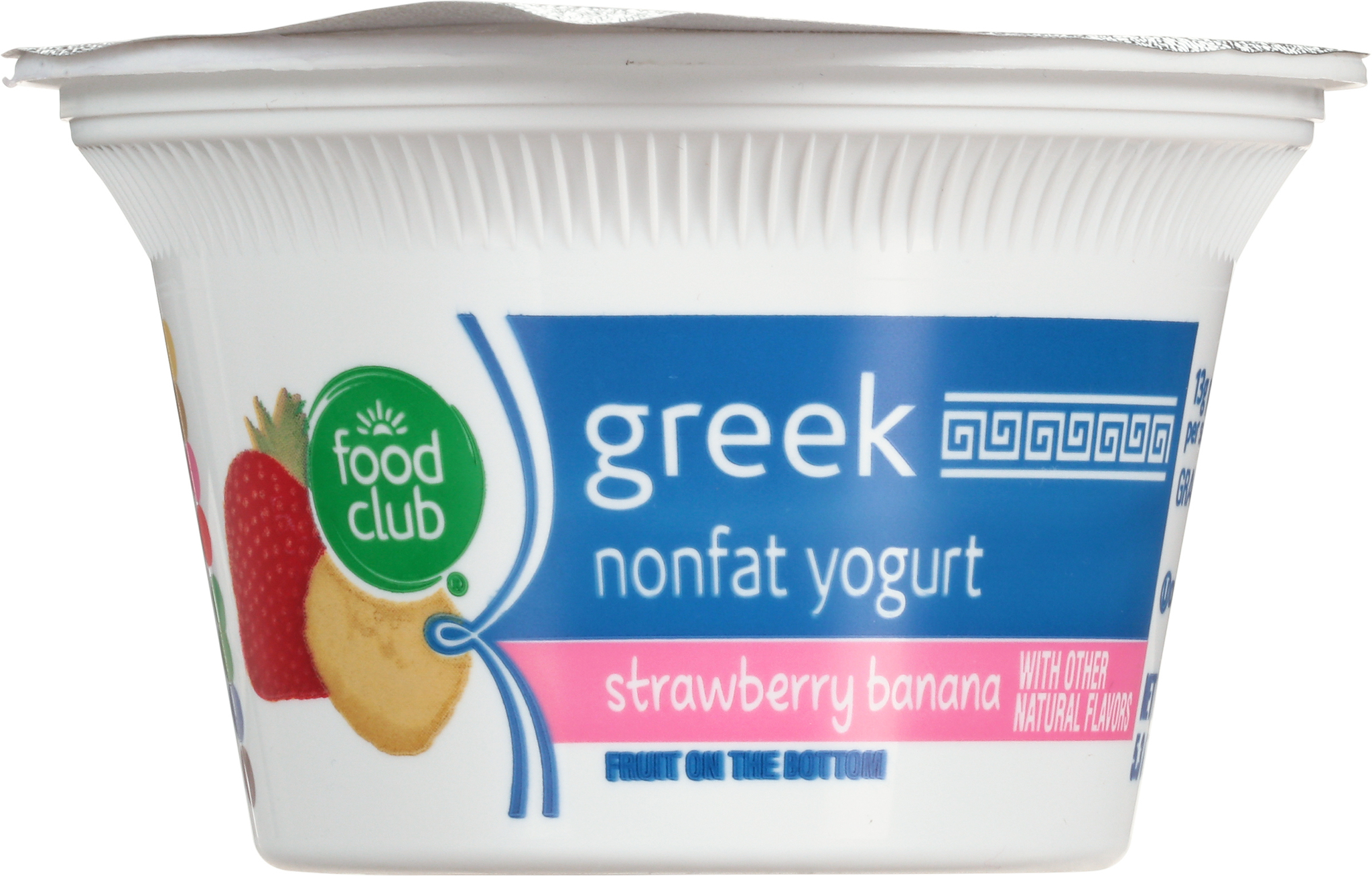 Fruit on the Bottom Greek Nonfat Strawberry Banana Yogurt