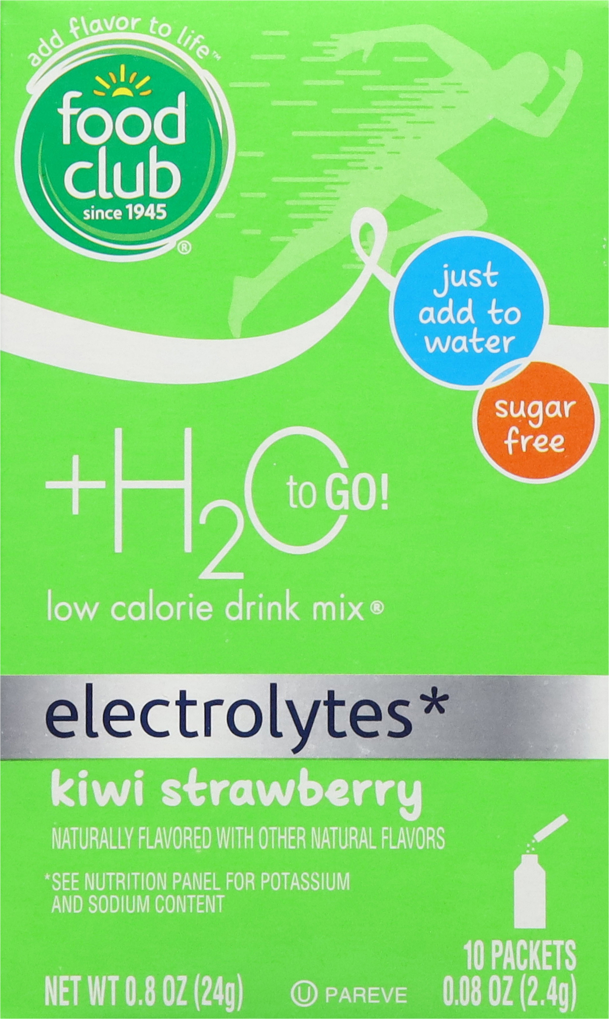 Low Calorie Kiwi Strawberry Drink Mix Packet