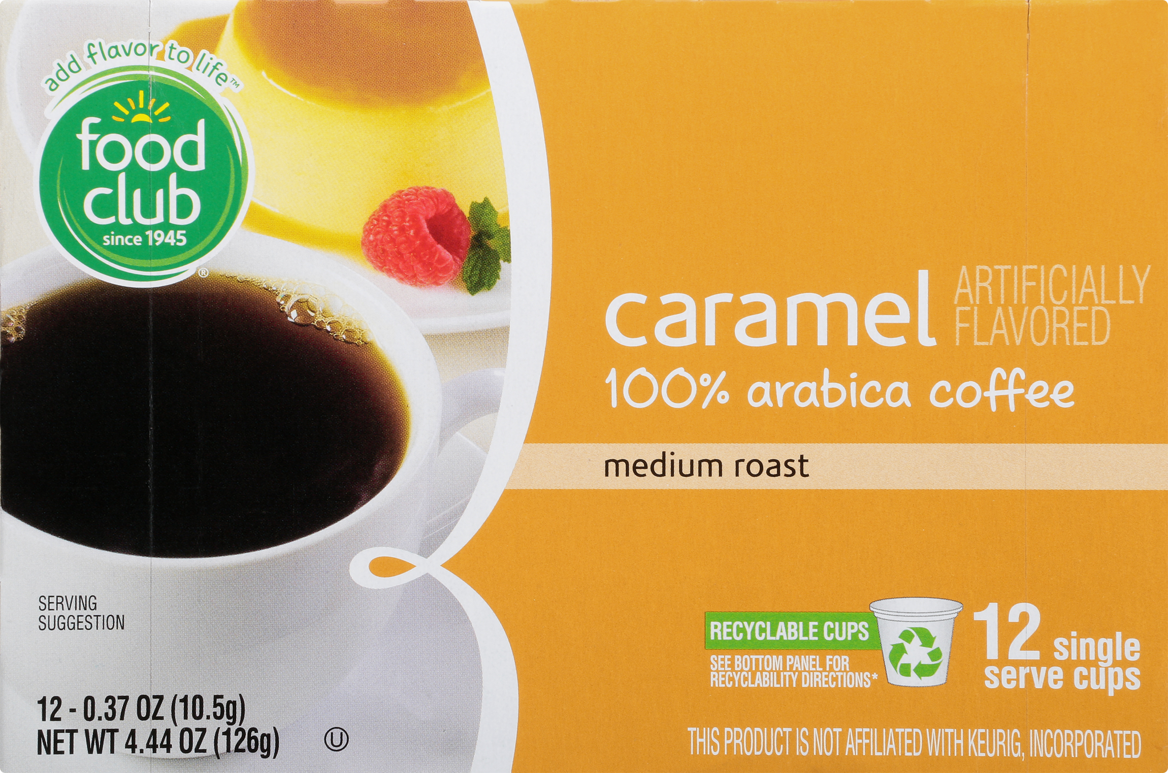 Medium Roast 100% Arabica Caramel Coffee