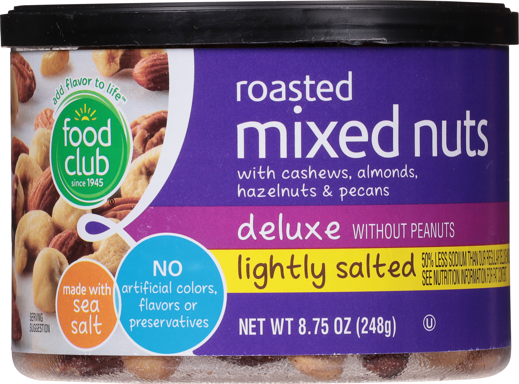 Roasted Deluxe Lightly Salted Mixed Nuts without Peanuts