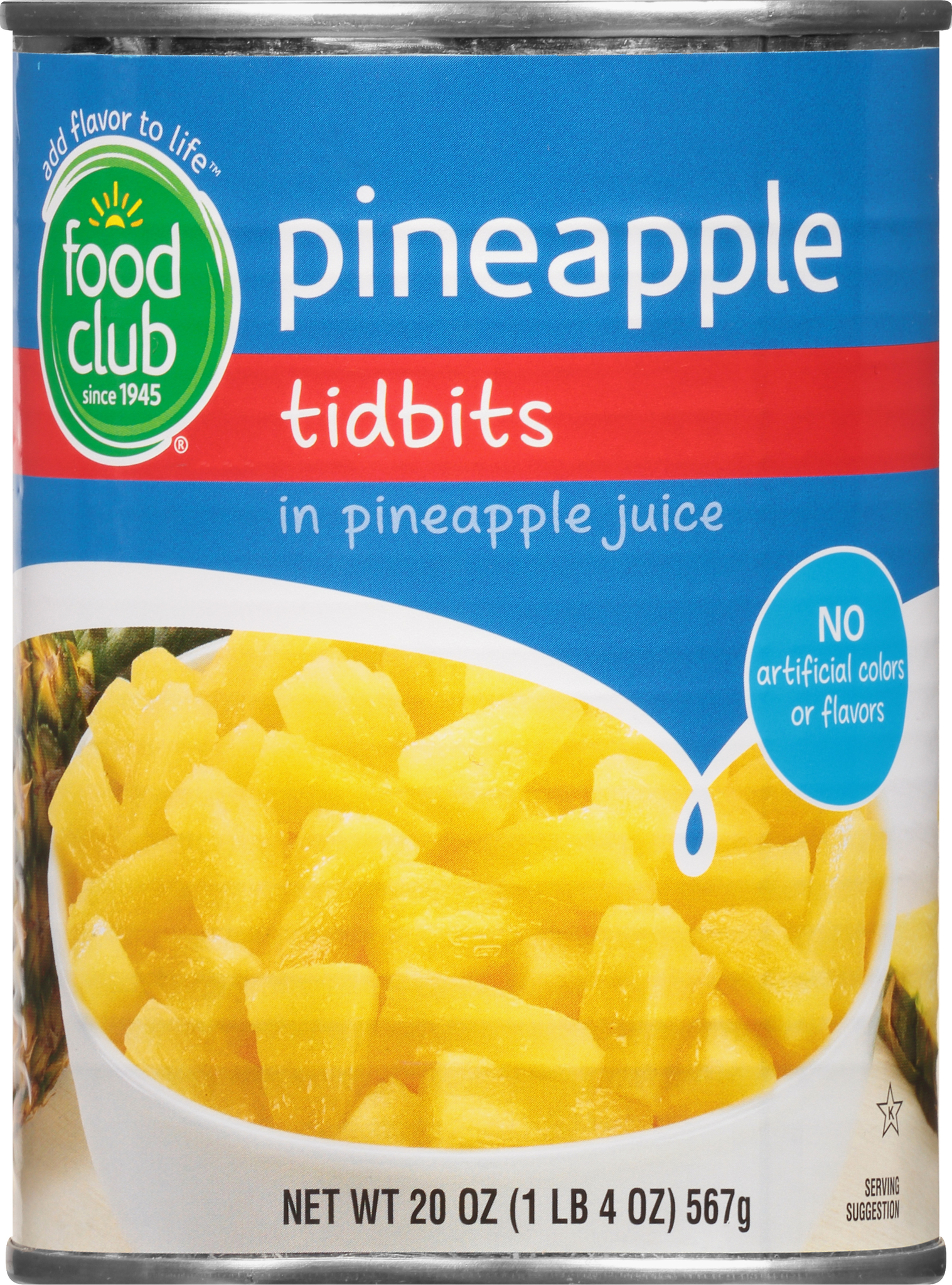 Tidbits In Pineapple Juice Pineapple