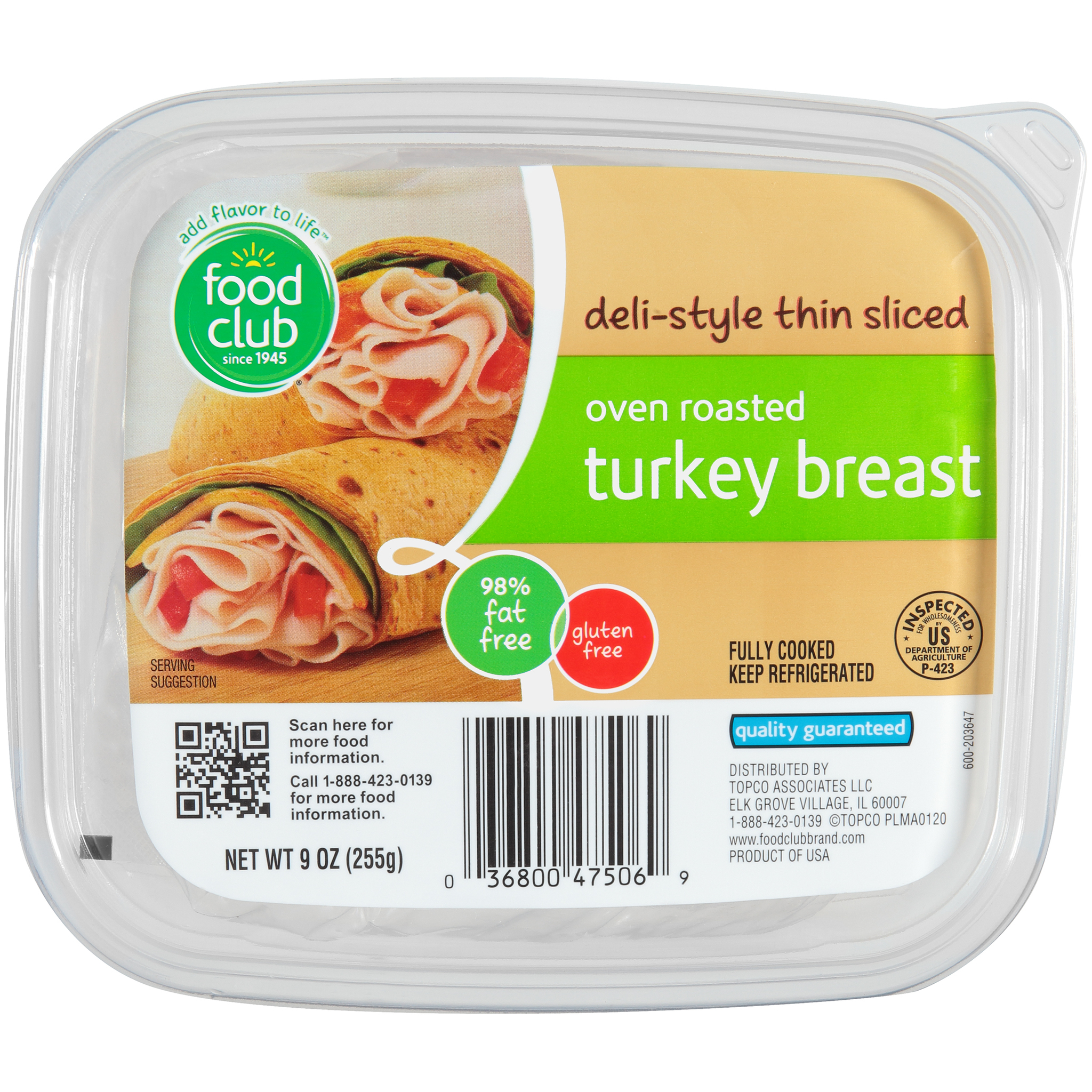 Oven Roasted Deli-Style Thin Sliced Turkey Breast