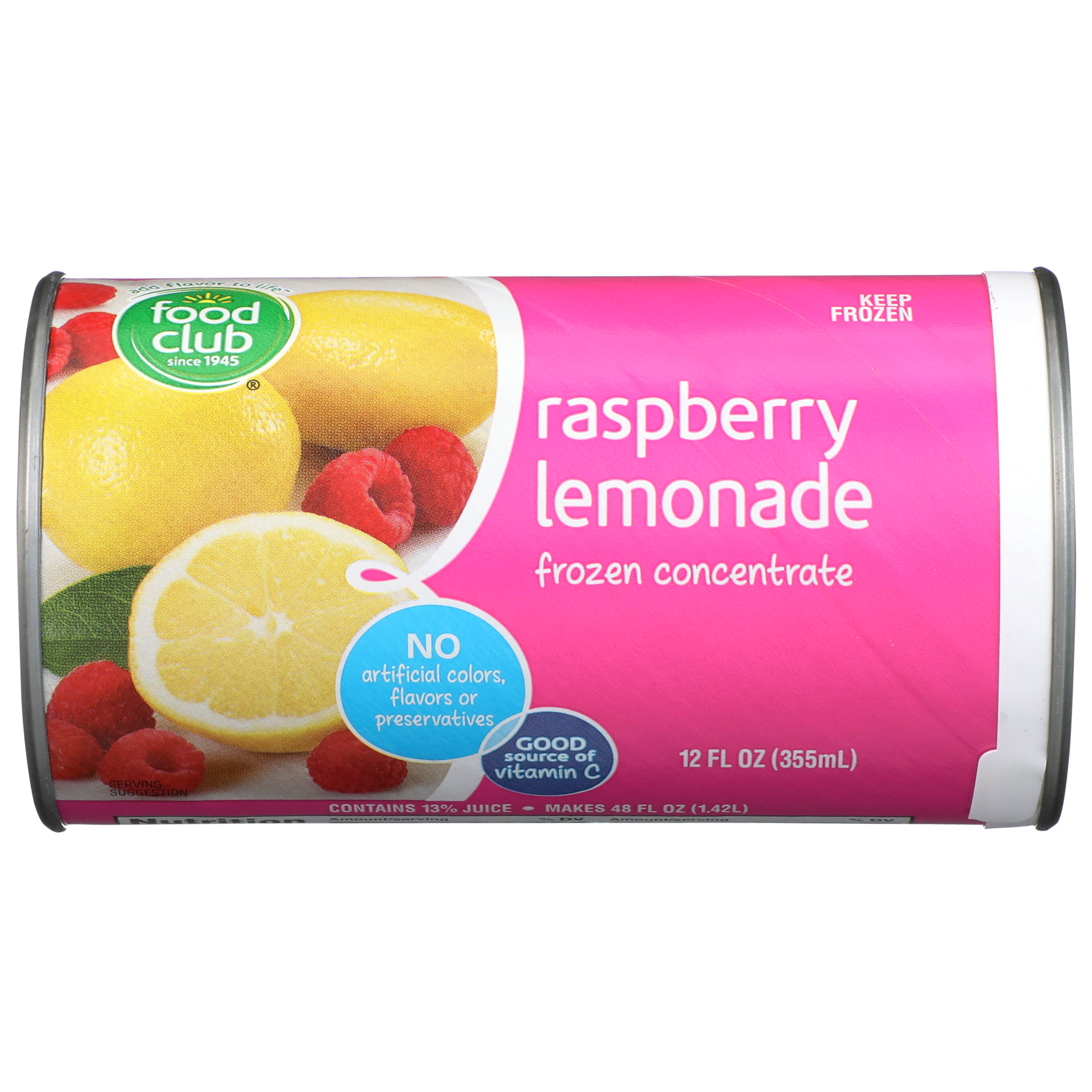 Raspberry Lemonade Frozen Concentrate