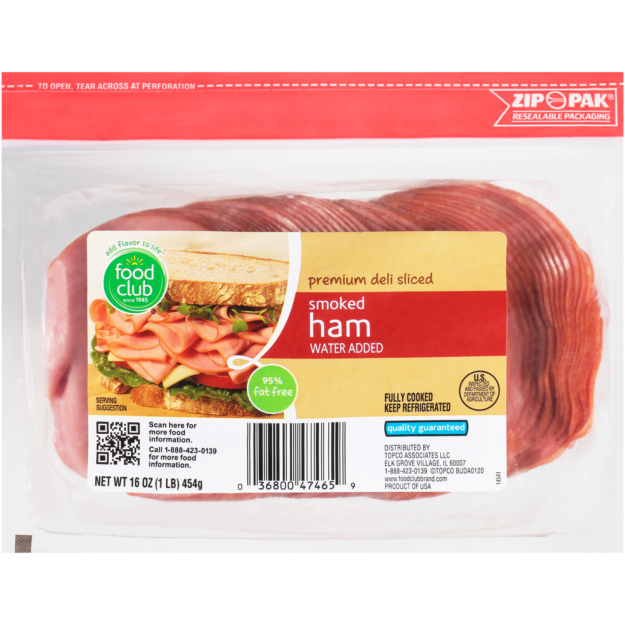 Smoked Premium Deli Sliced Ham