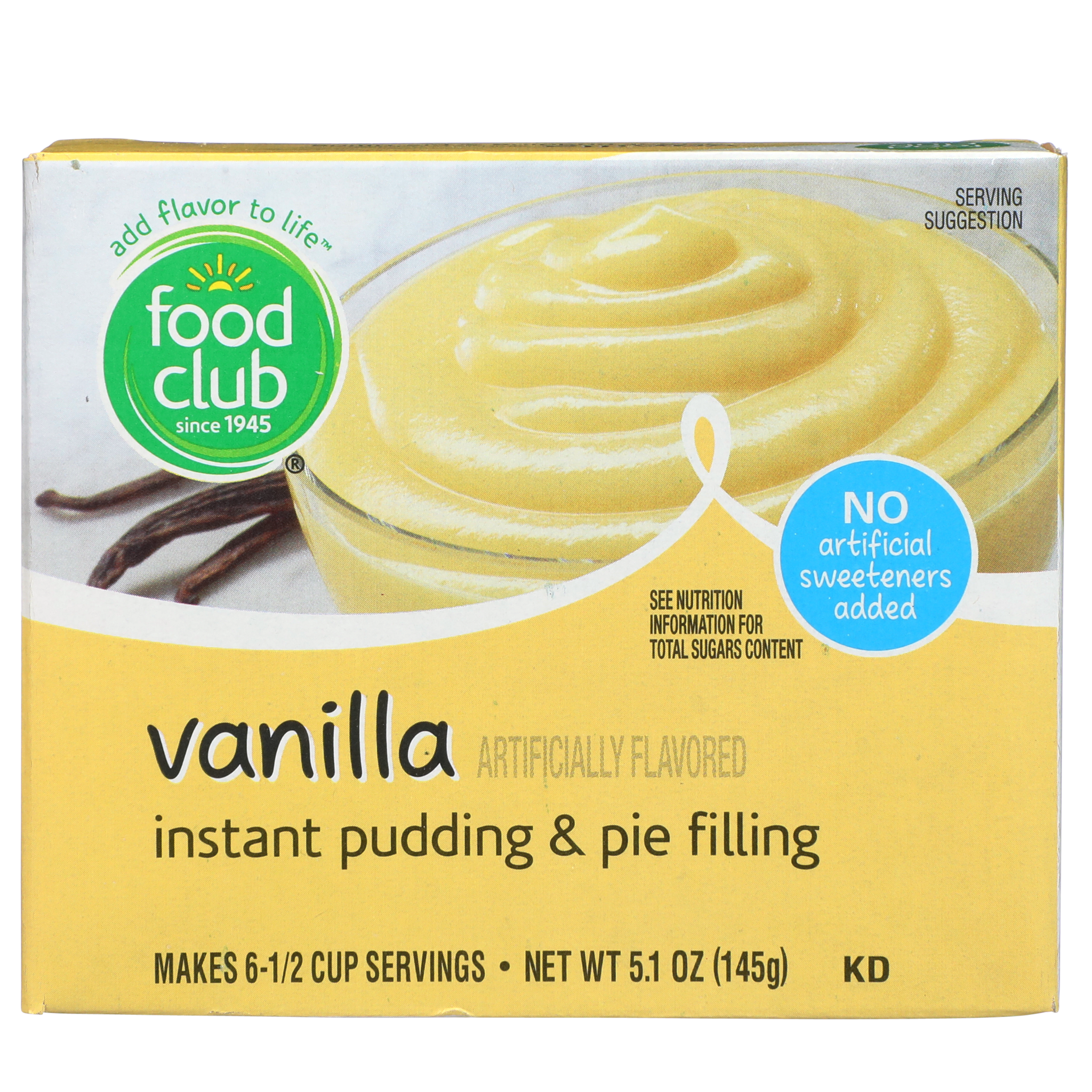 Vanilla Instant Pudding & Pie Filling