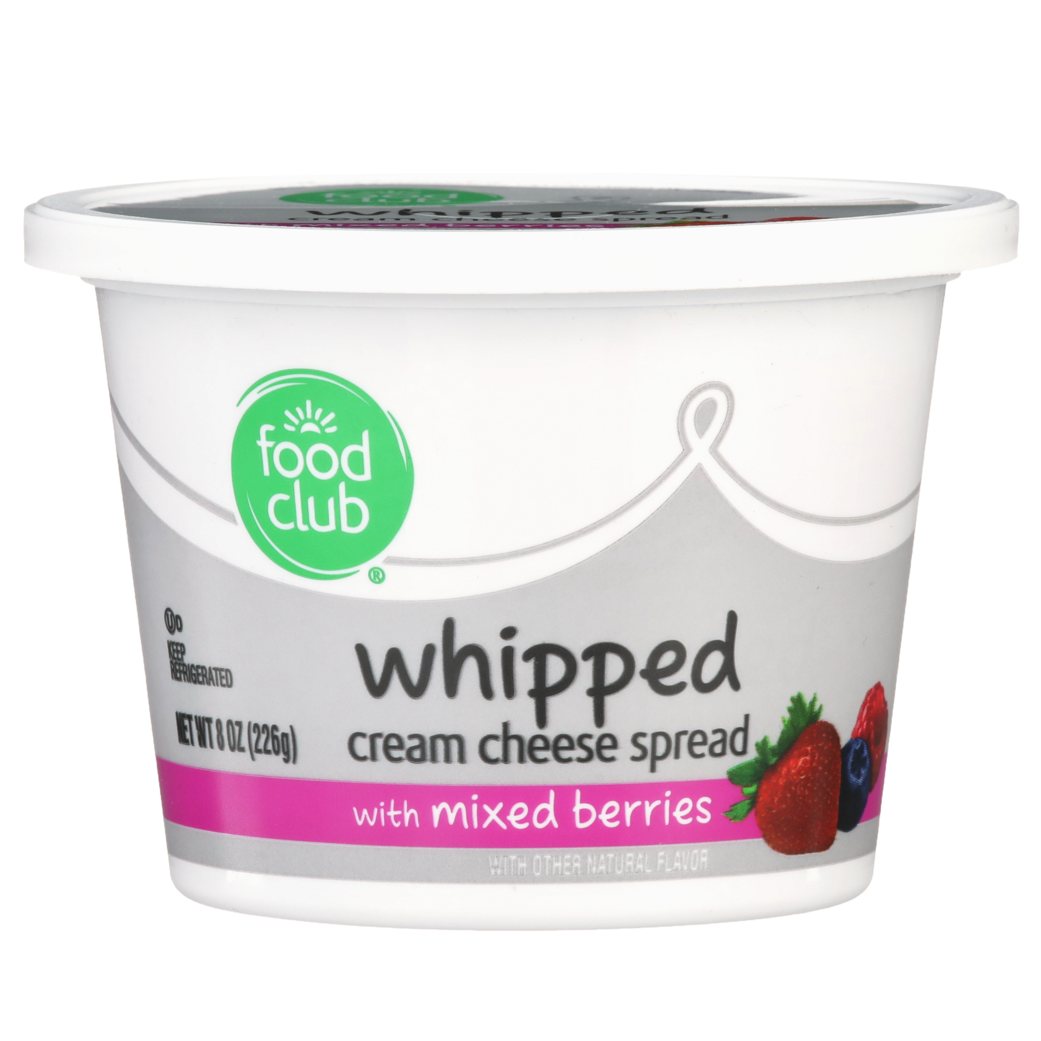 Whipped Cream Cheese Spread With Mixed Berries