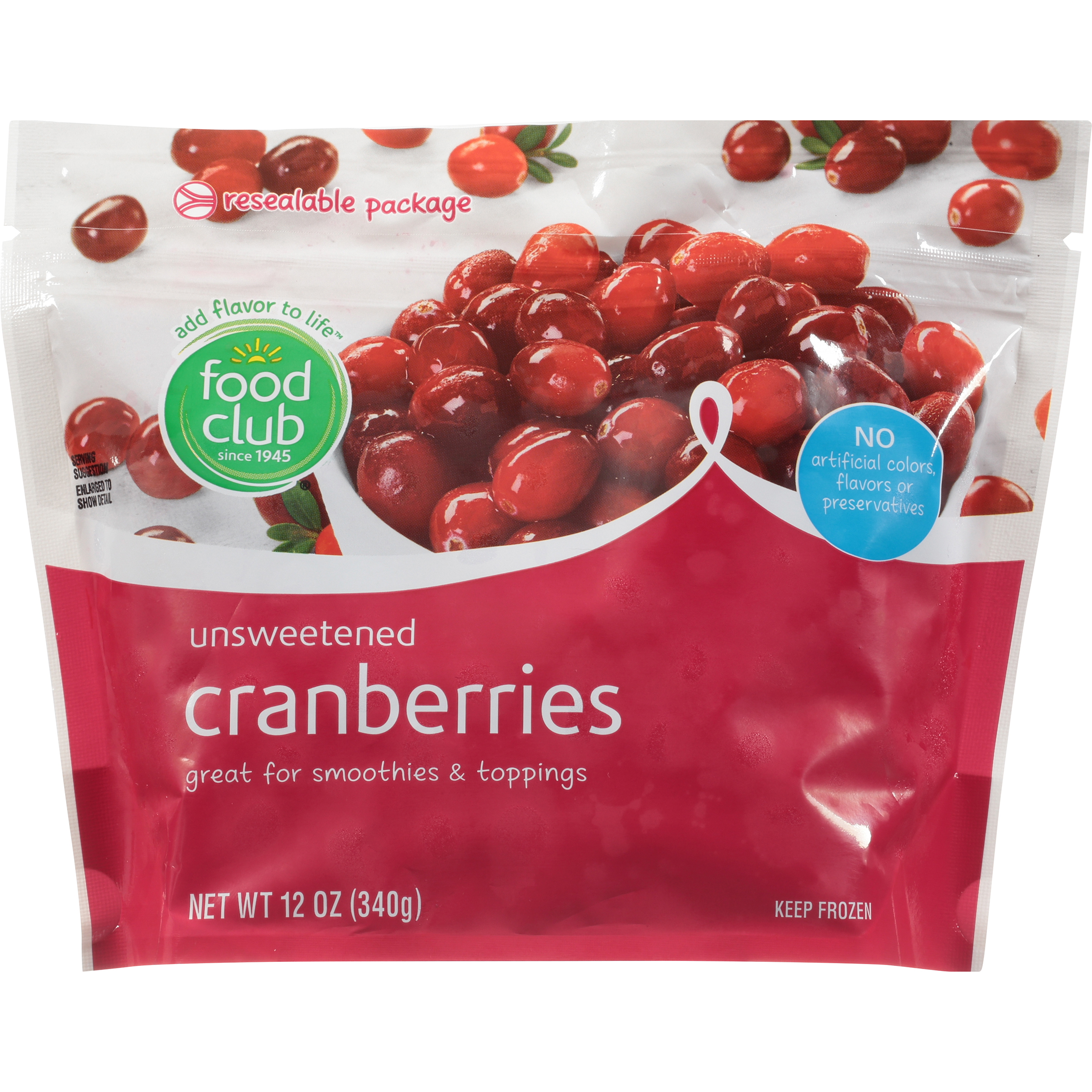 Unsweetened Cranberries