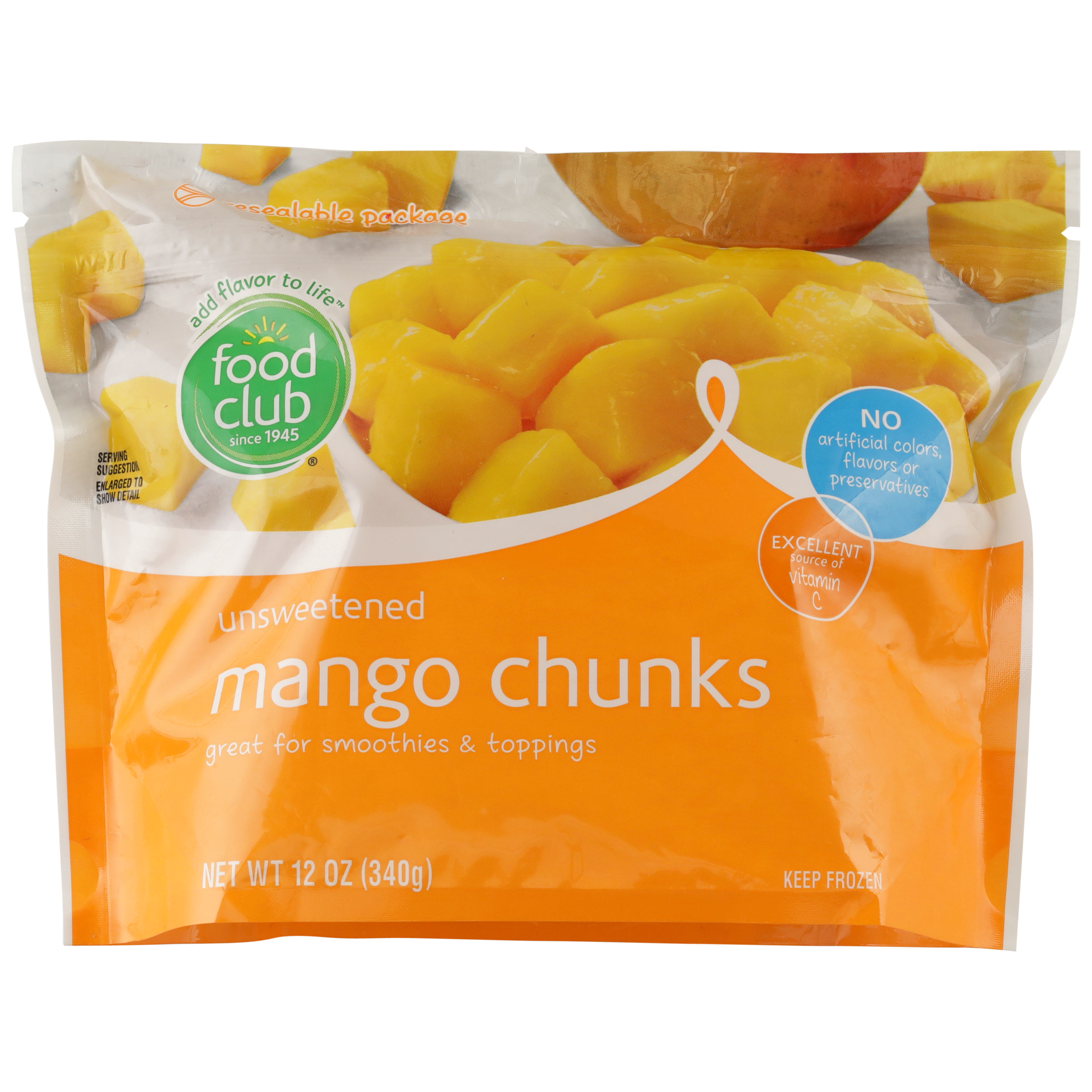 Unsweetened Mango Chunks