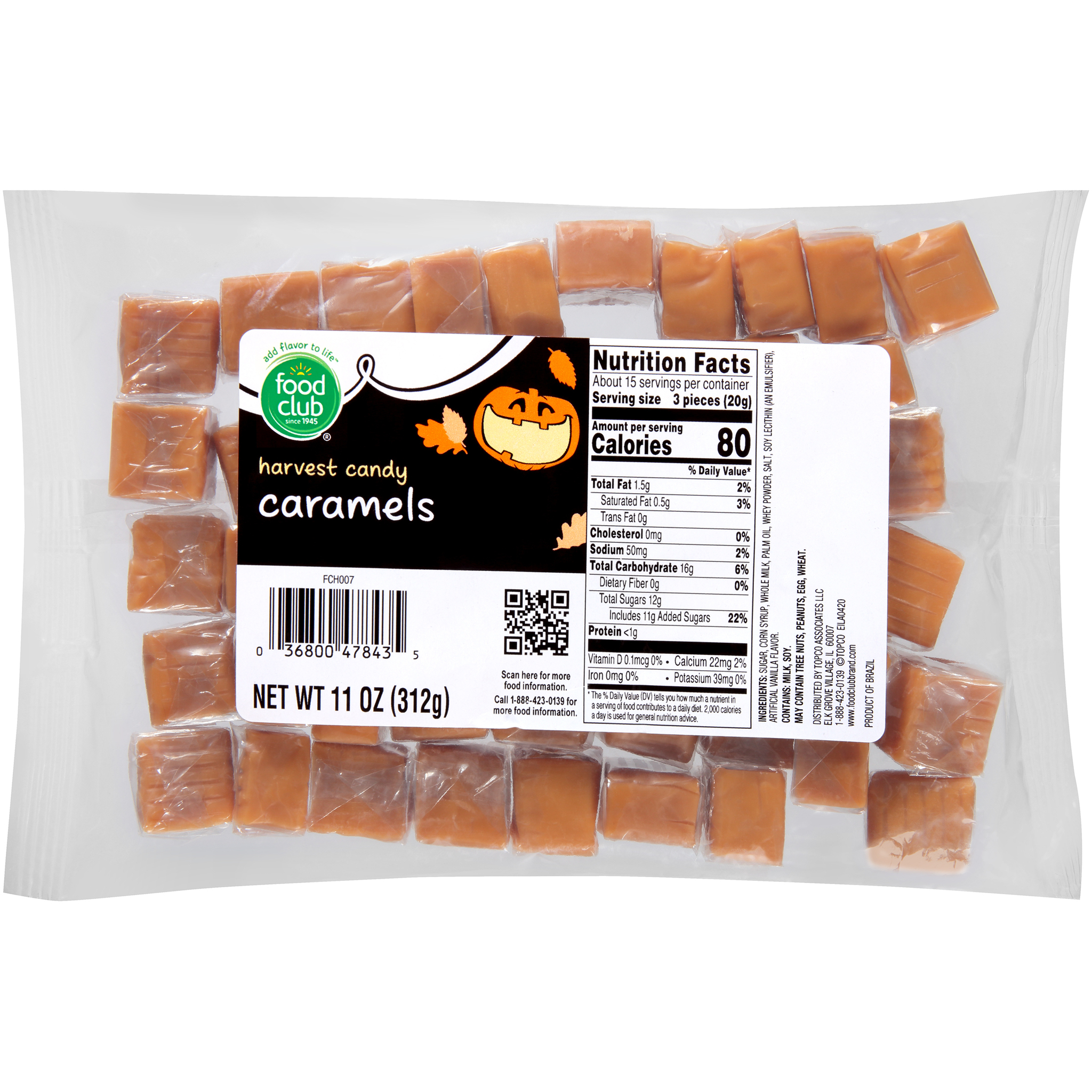 Caramels Harvest Candy