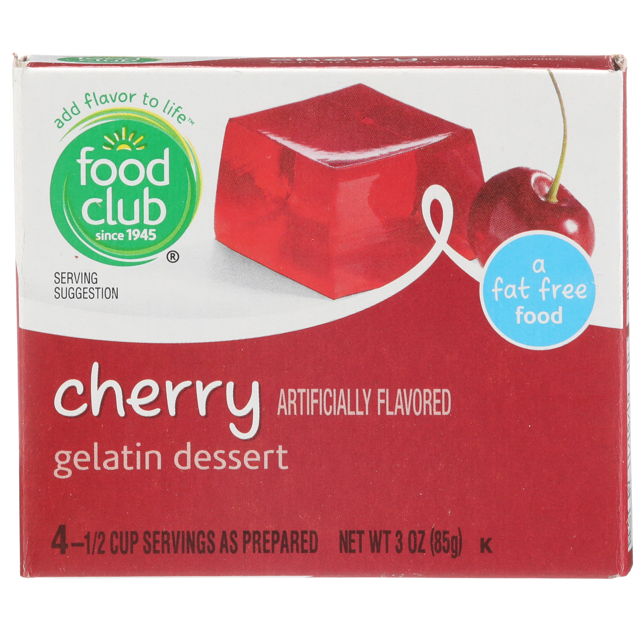 Cherry Gelatin Dessert