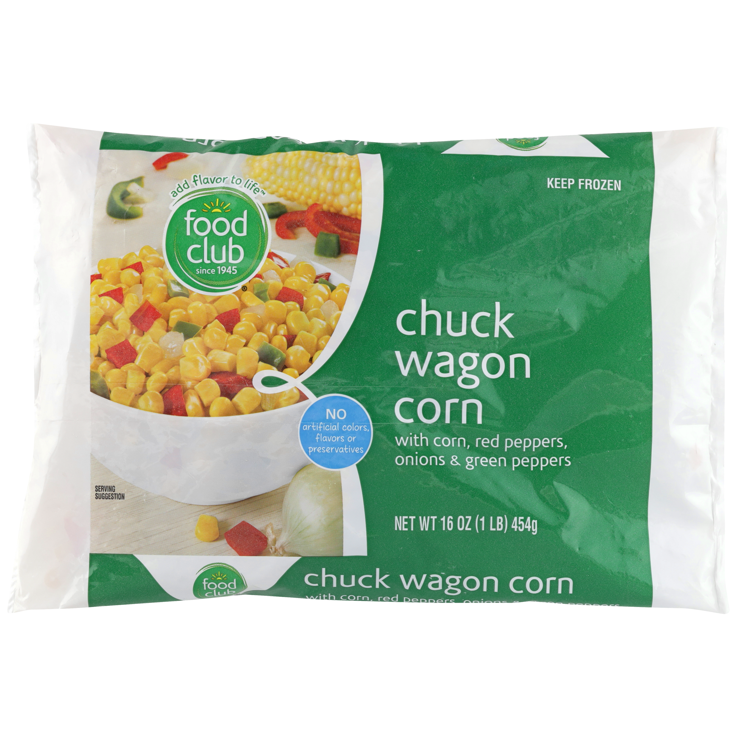 Chuck Wagon Corn With Red Peppers  Onions & Green Peppers