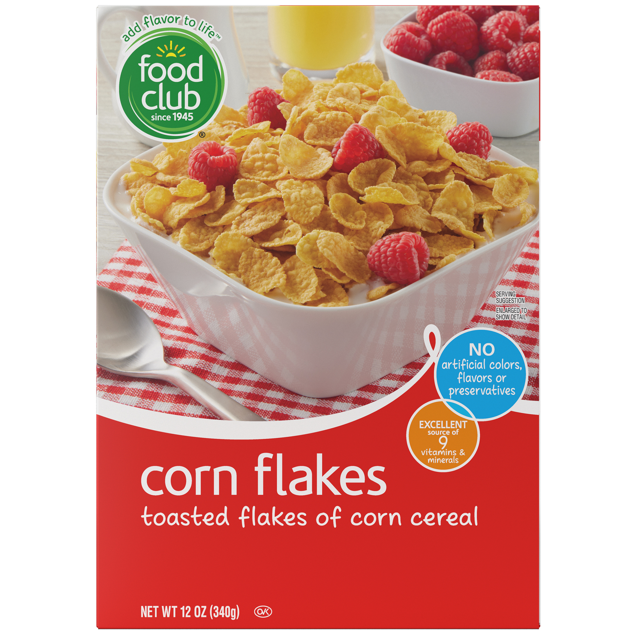 Toasted Corn Flakes Cereal