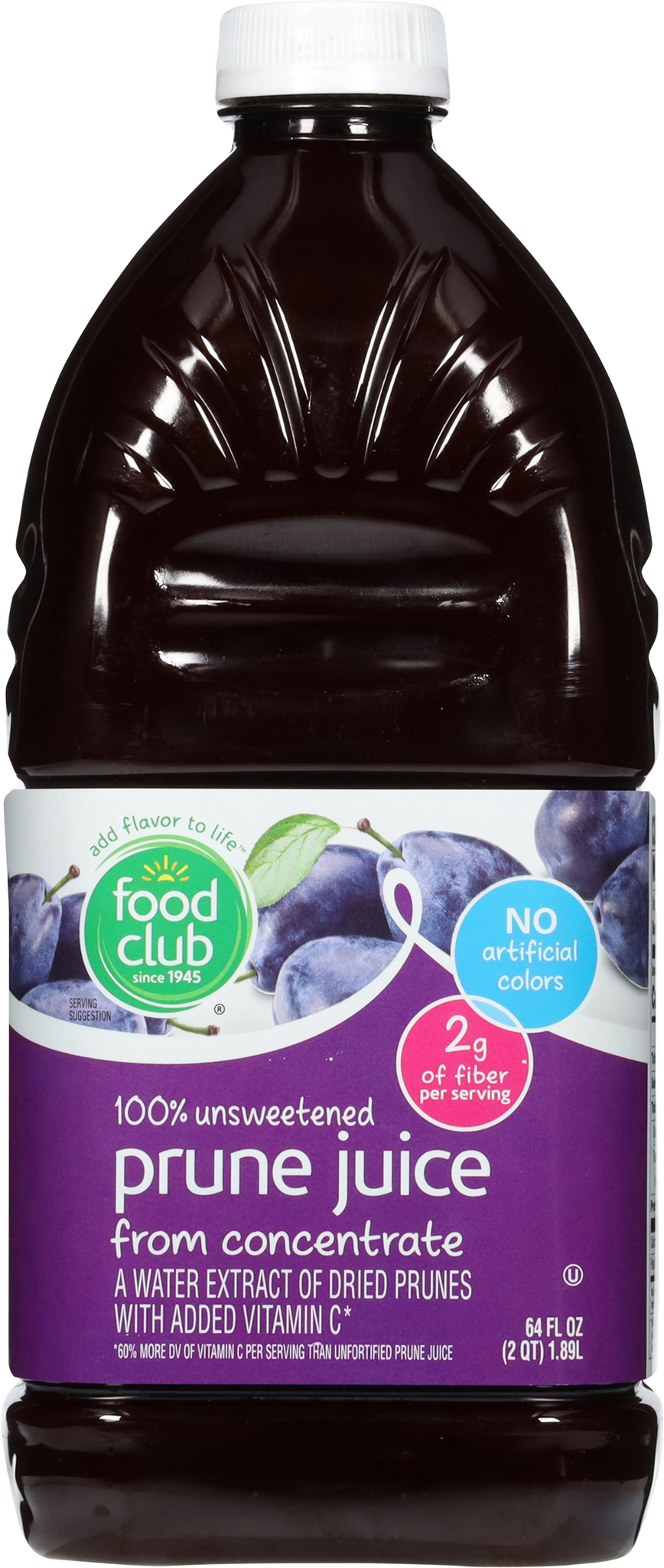 100% Unsweetened Prune Juice from Concentrate