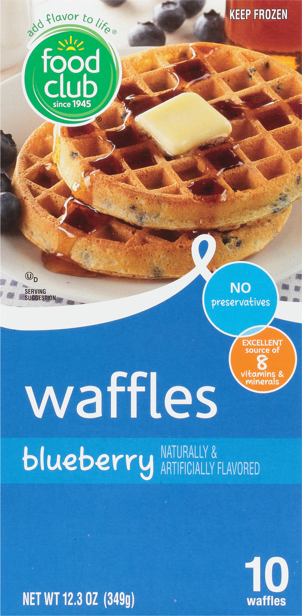 Blueberry Waffles