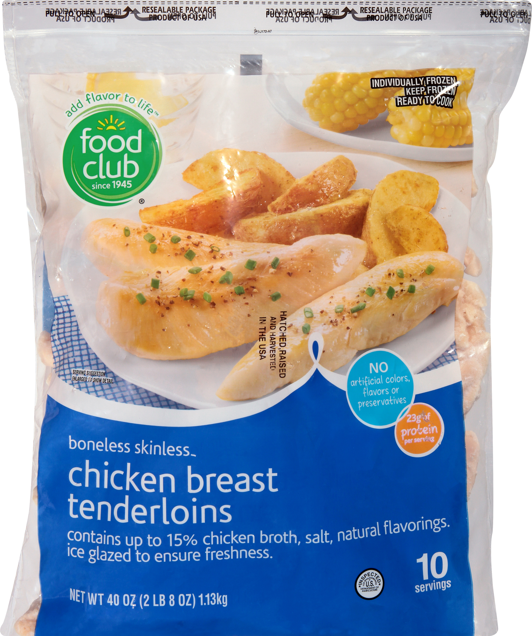 Boneless Skinless Tenderloins Chicken Breast