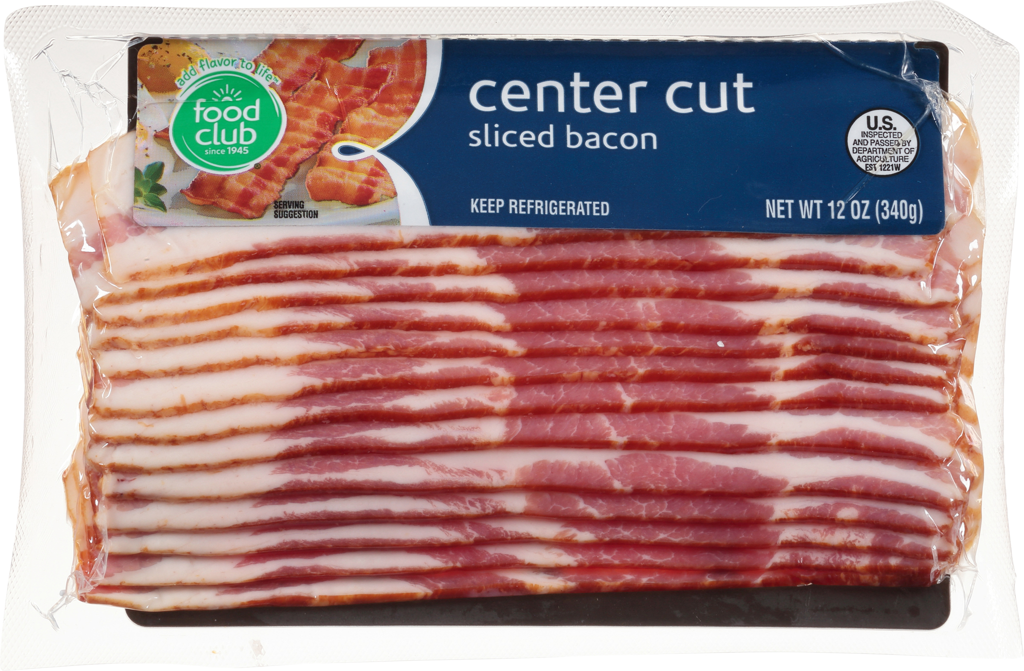 Center Cut Sliced Bacon